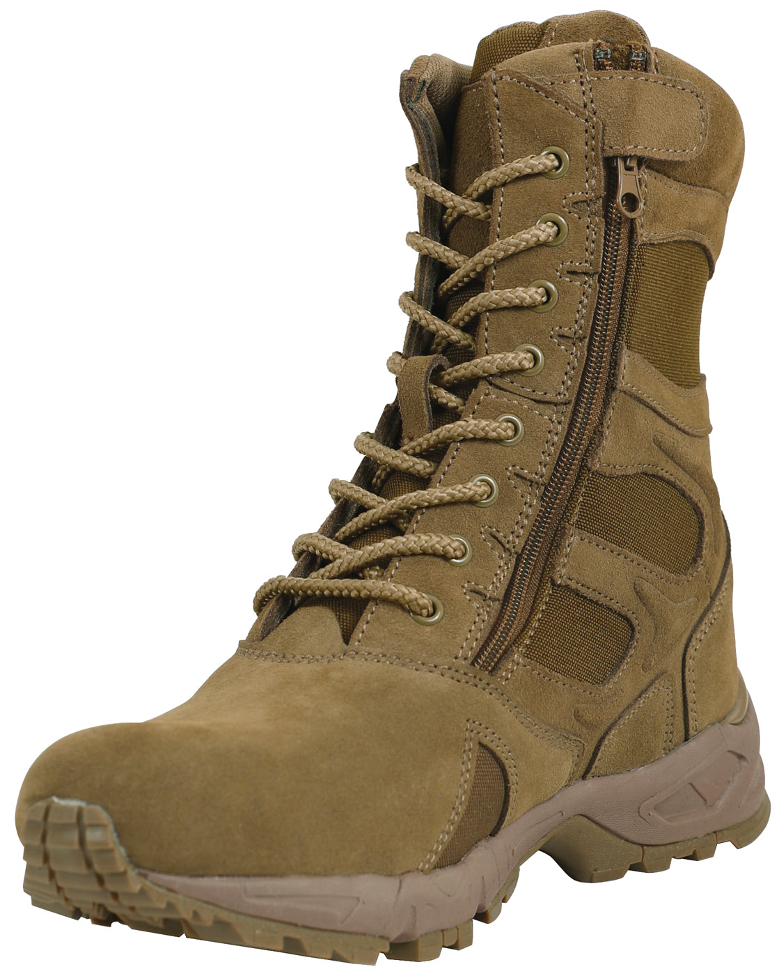 Rothco Forced Entry Deployment Boots With Side Zipper - 8 Inch