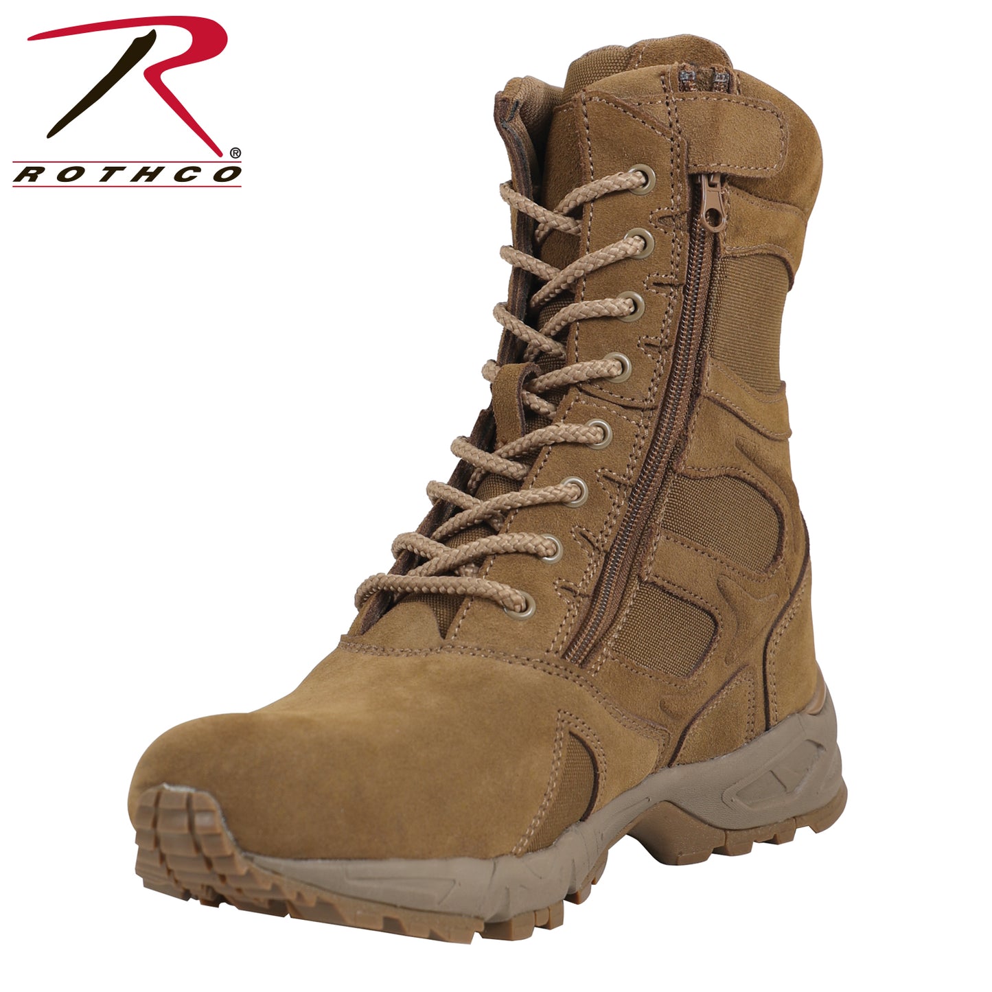 Rothco Forced Entry Deployment Boots With Side Zipper - 8 Inch