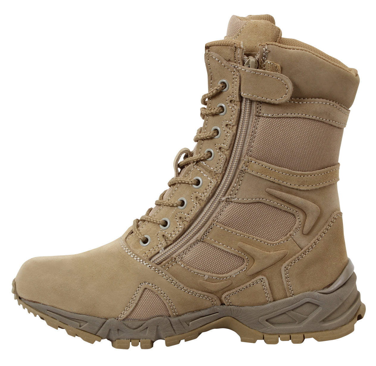 Rothco Forced Entry Deployment Boots With Side Zipper - 8 Inch