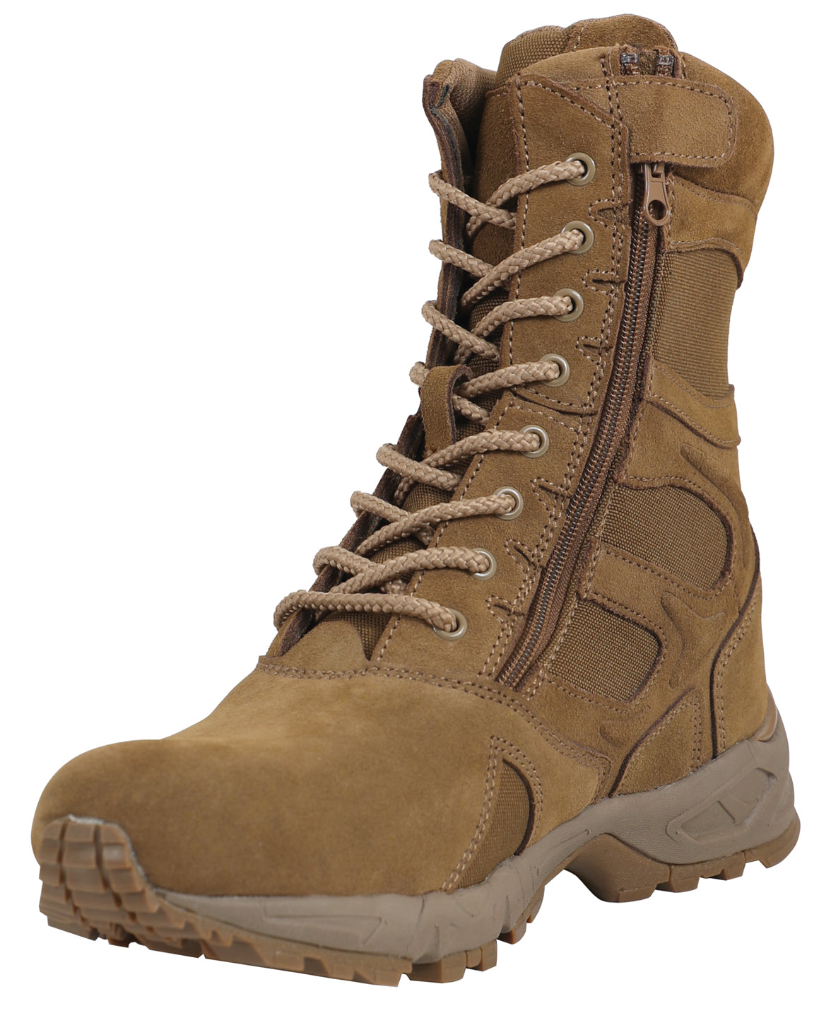 Rothco Forced Entry Deployment Boots With Side Zipper - 8 Inch