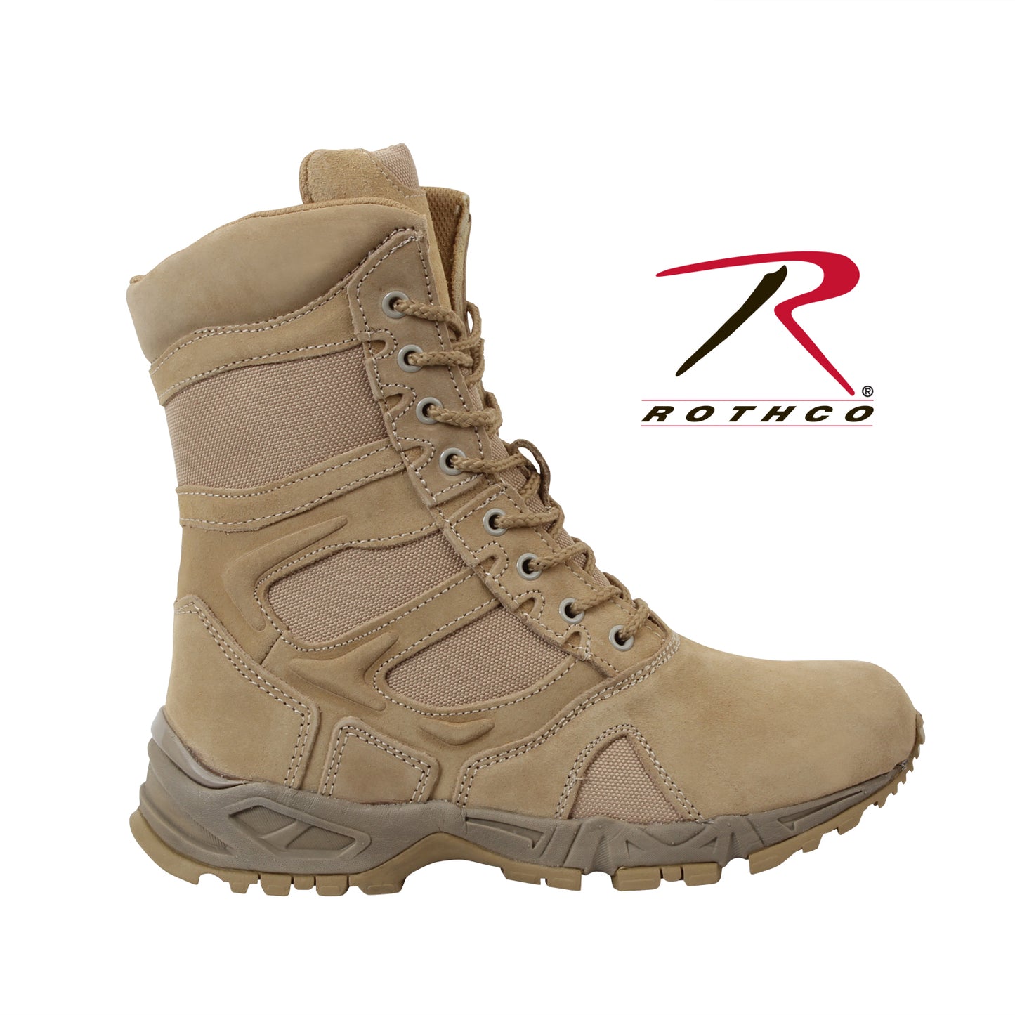 Rothco Forced Entry Deployment Boots With Side Zipper - 8 Inch