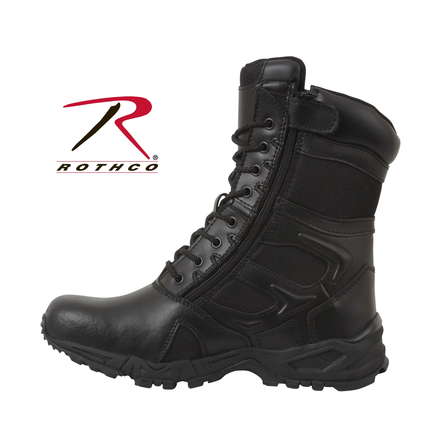 Rothco Forced Entry Deployment Boot With Side Zipper - 8 Inch