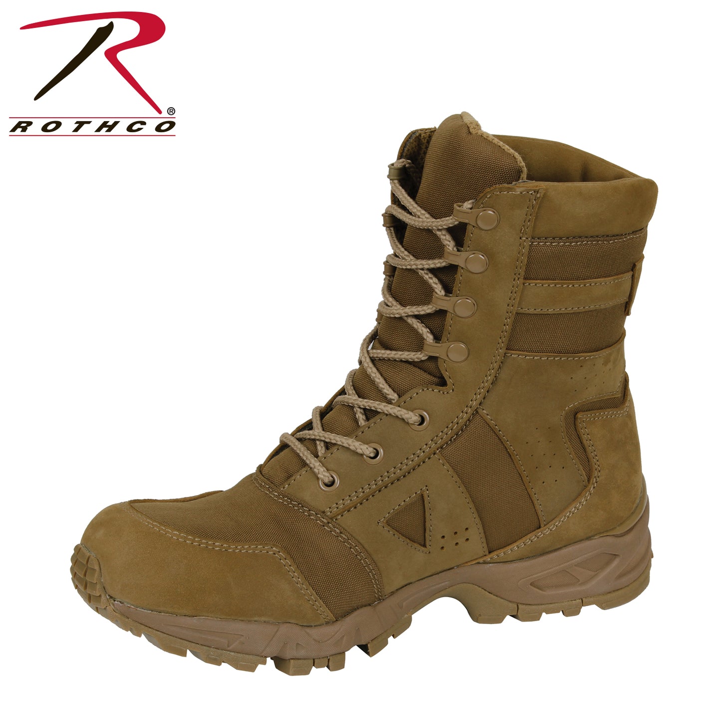 Rothco AR 670-1 Coyote Brown Forced Entry Tactical Boot - 8 Inch