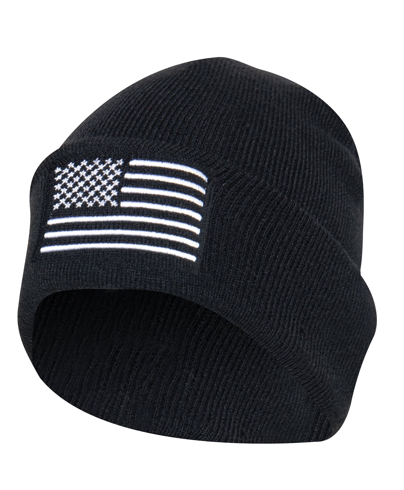 Rothco US Flag Embroidered Fine Knit Watch Cap