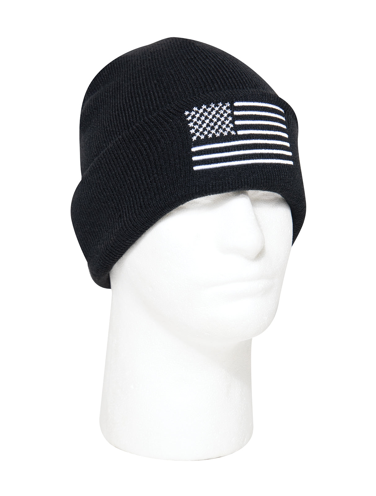 Rothco US Flag Embroidered Fine Knit Watch Cap