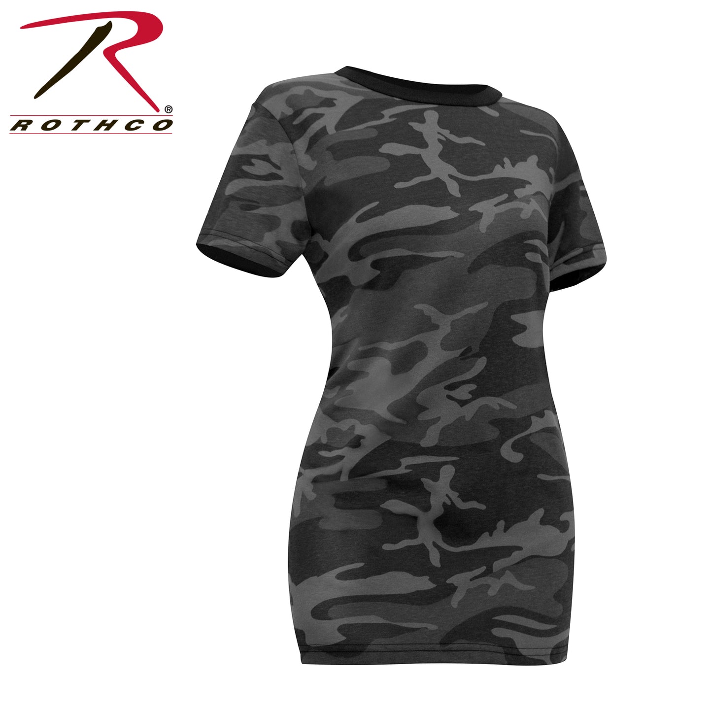 Rothco Womens Long Length Camo T-Shirt