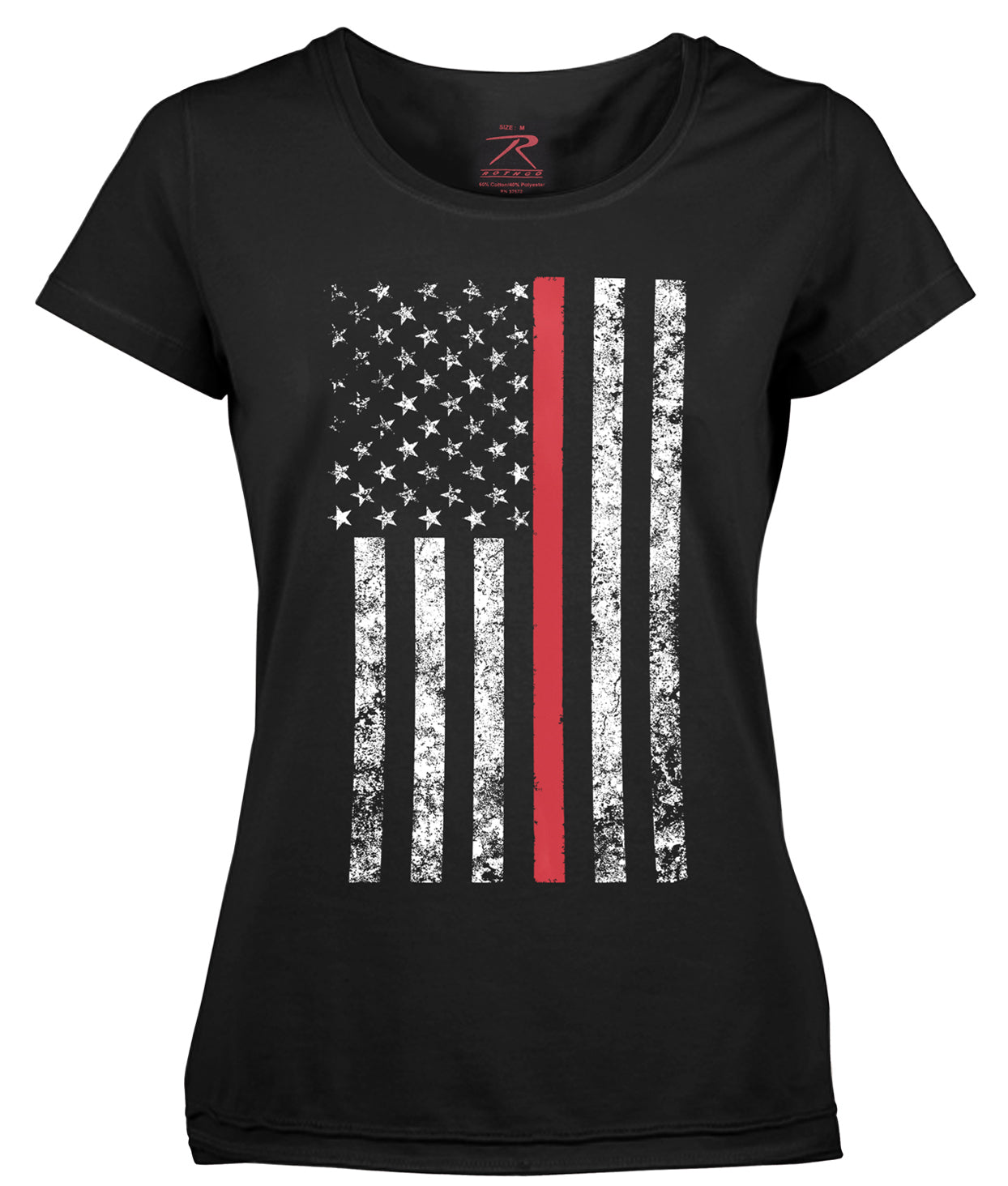 Rothco Womens Thin Red Line Longer T-Shirt