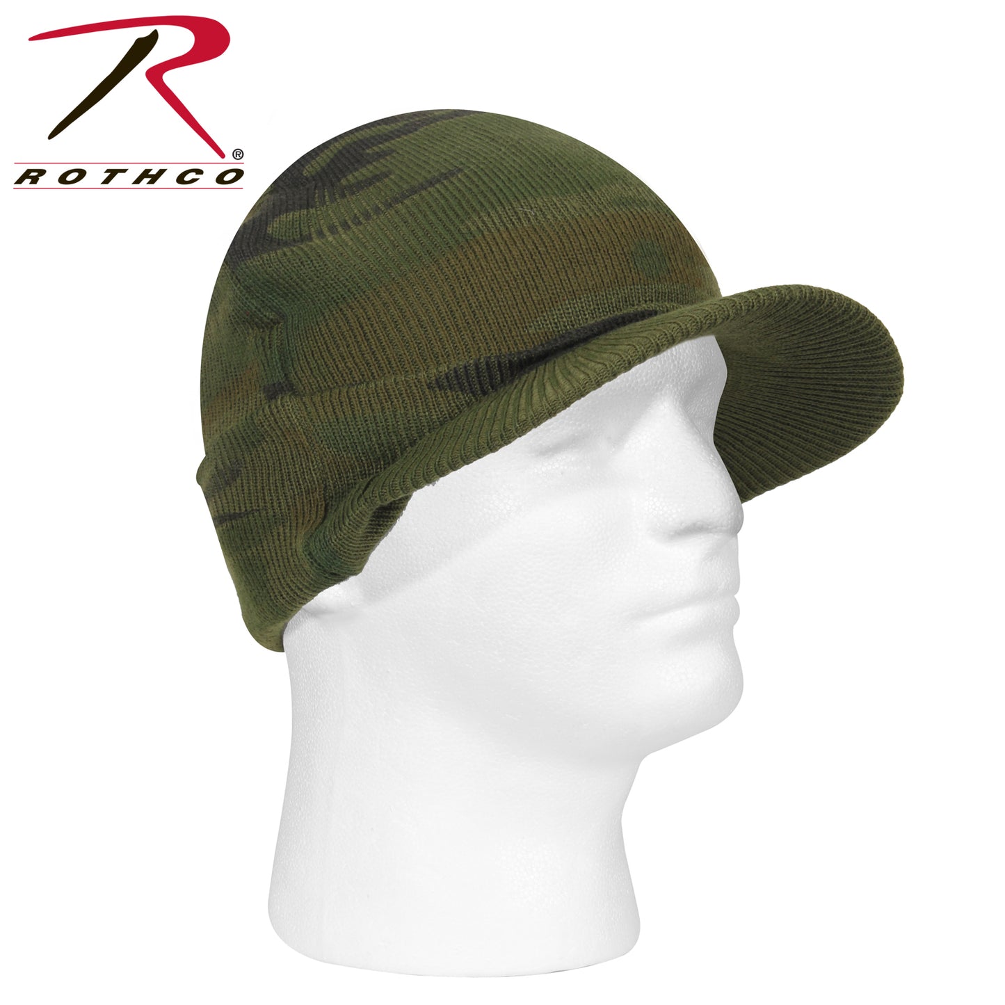 Rothco WWII M1941 Acrylic Knit Watch Cap with Brim