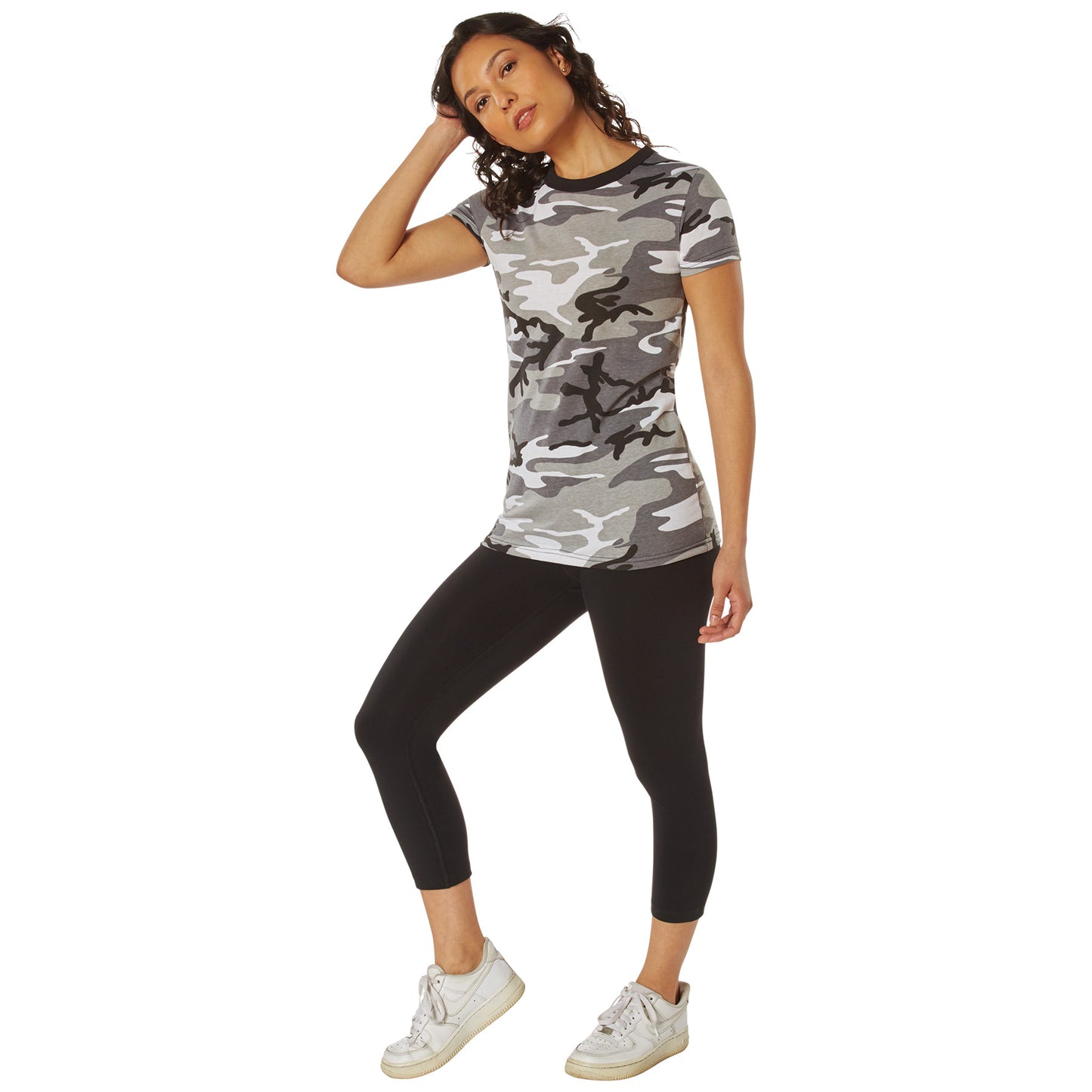 Rothco Womens Long Length Camo T-Shirt