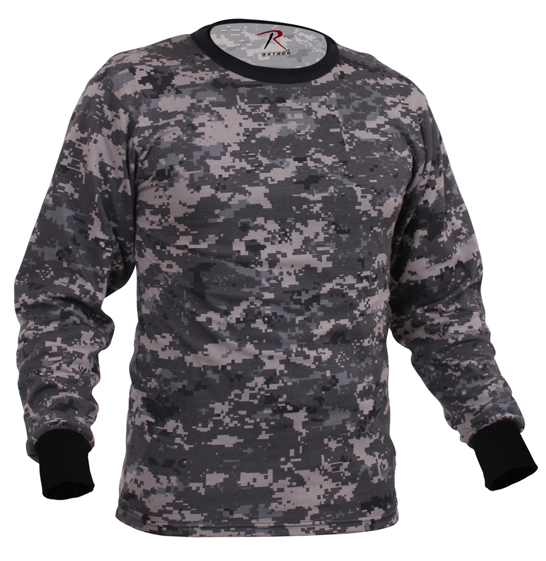 Rothco Long Sleeve Digital Camo T-Shirt