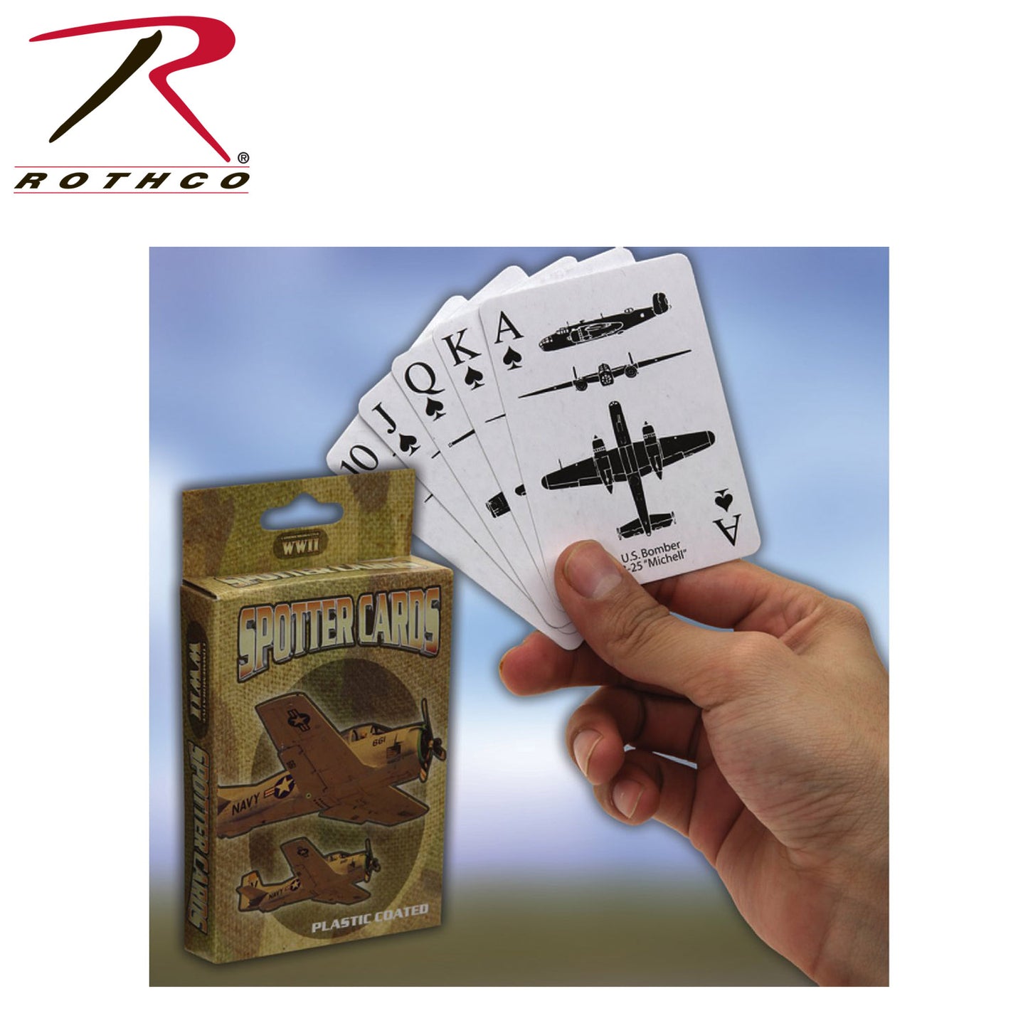 Rothco WWII Spotter Playing Cards ''CE''