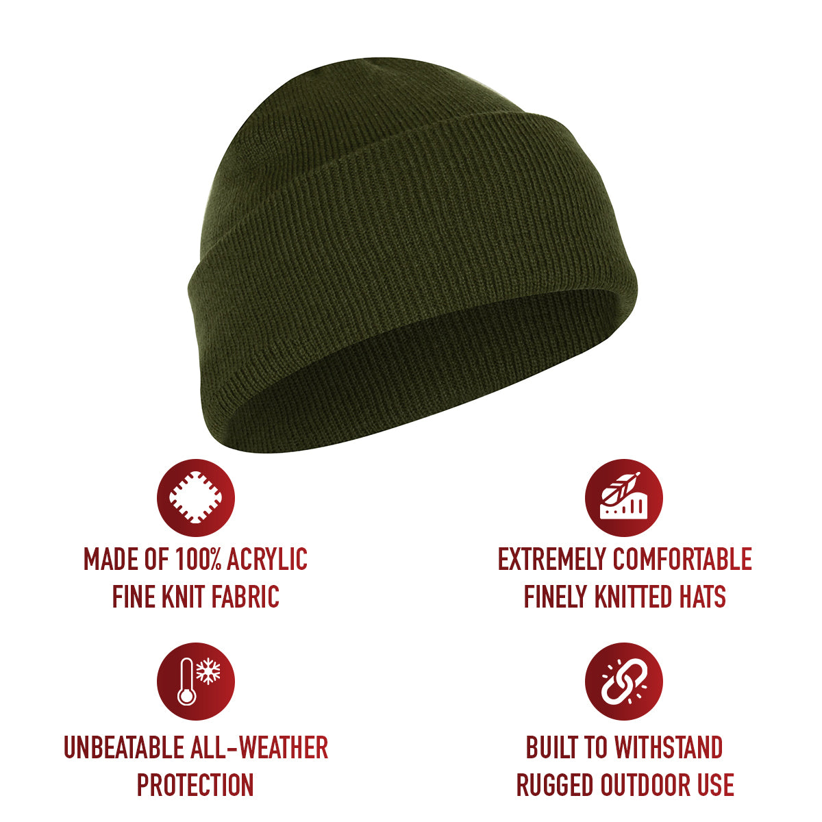 Rothco Deluxe Fine Knit Watch Cap