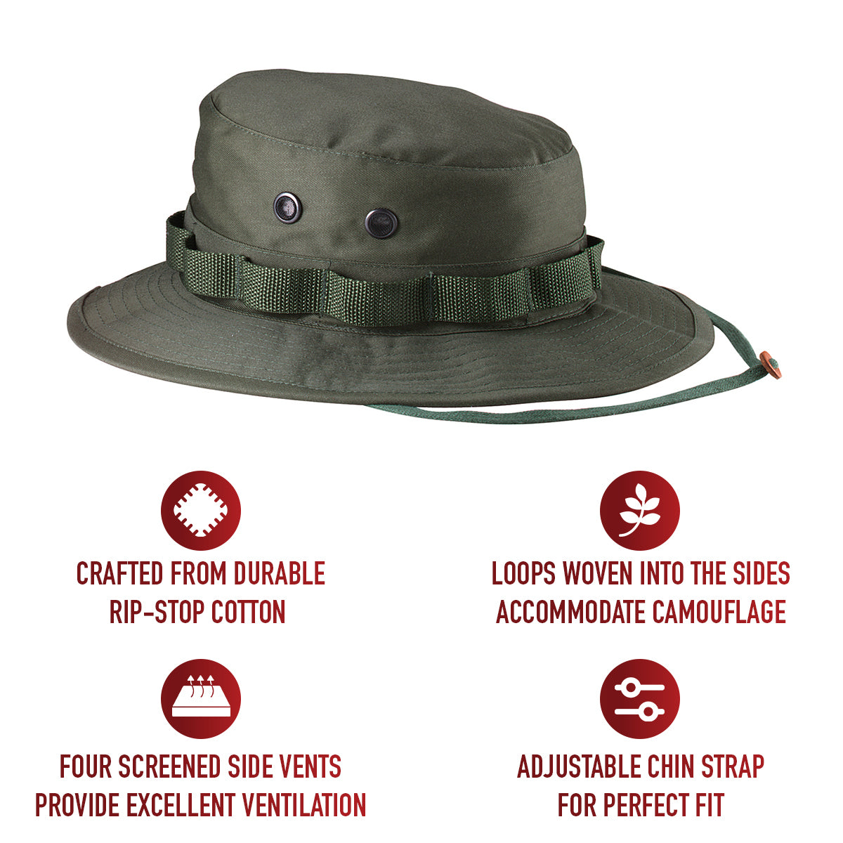 Rothco 100% Cotton Rip-Stop Boonie Hat