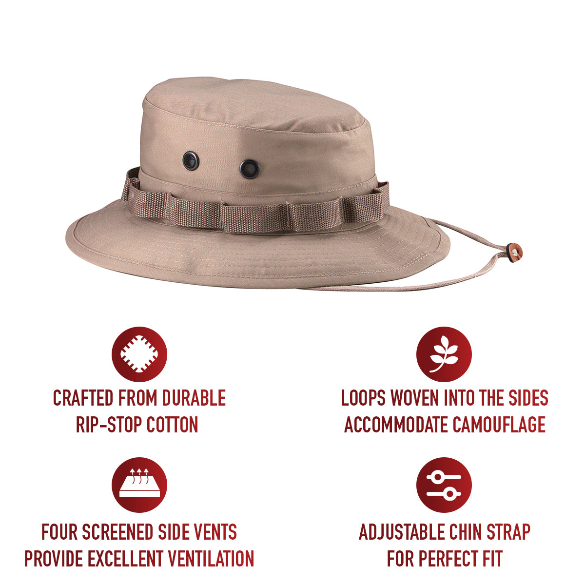 Rothco 100% Cotton Rip-Stop Boonie Hat