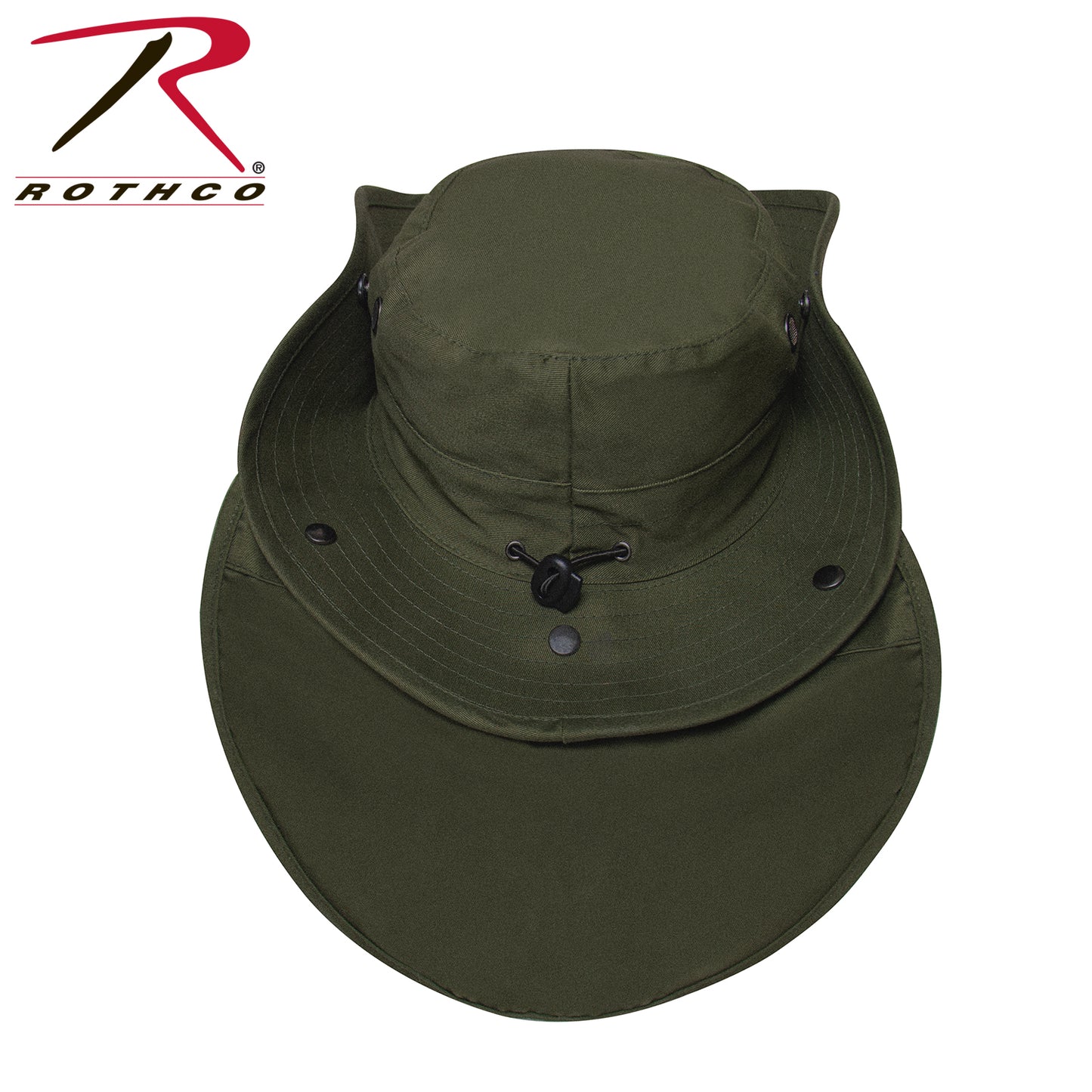 Rothco Adjustable Boonie Hat With Neck Cover