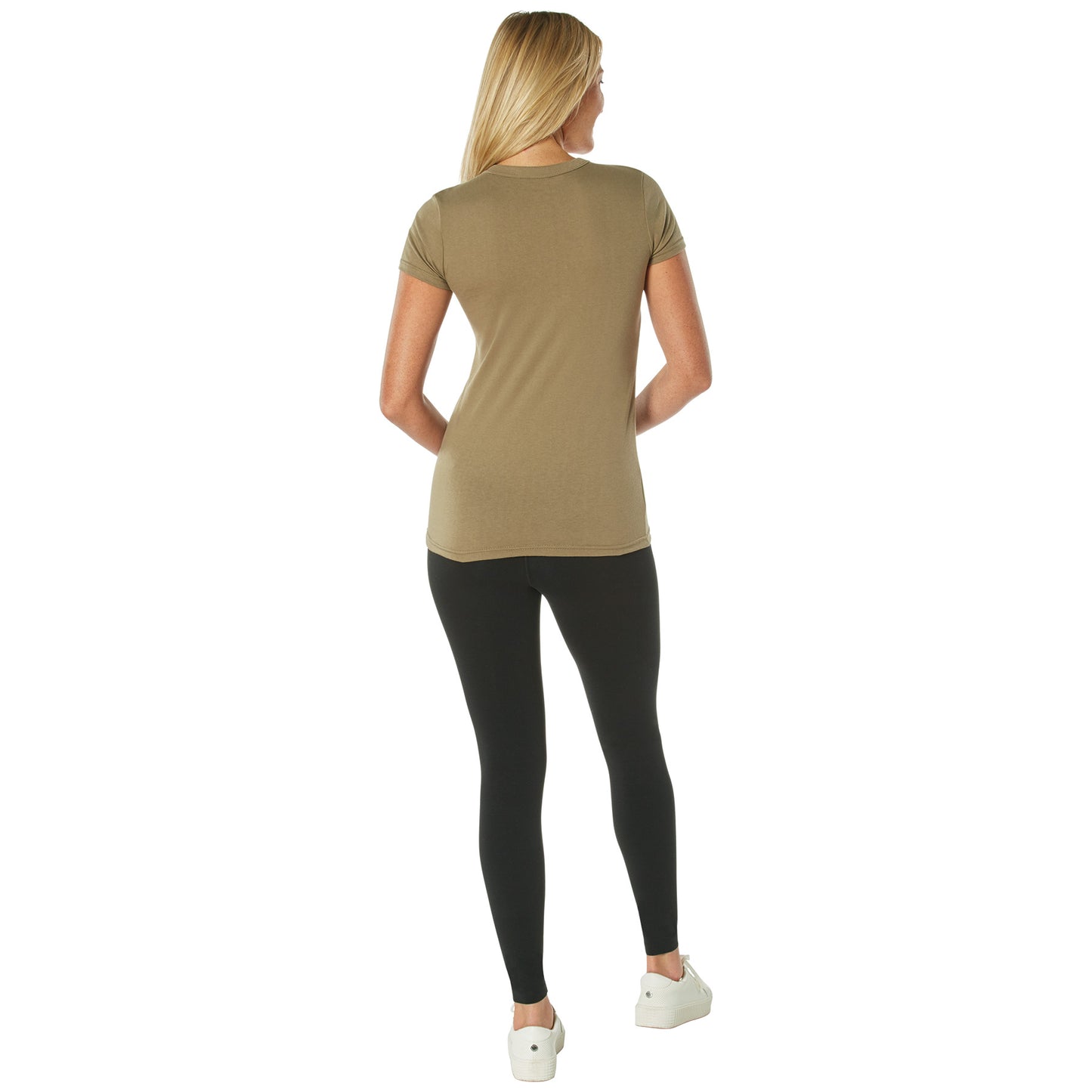 Rothco Womens Longer T-shirt - Coyote Brown