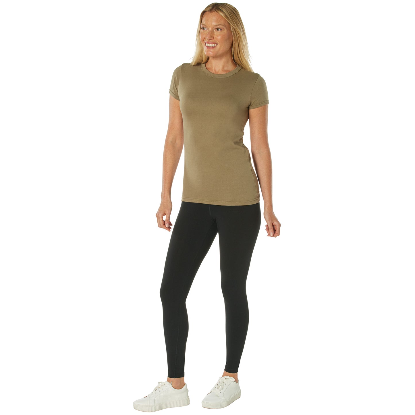 Rothco Womens Longer T-shirt - Coyote Brown