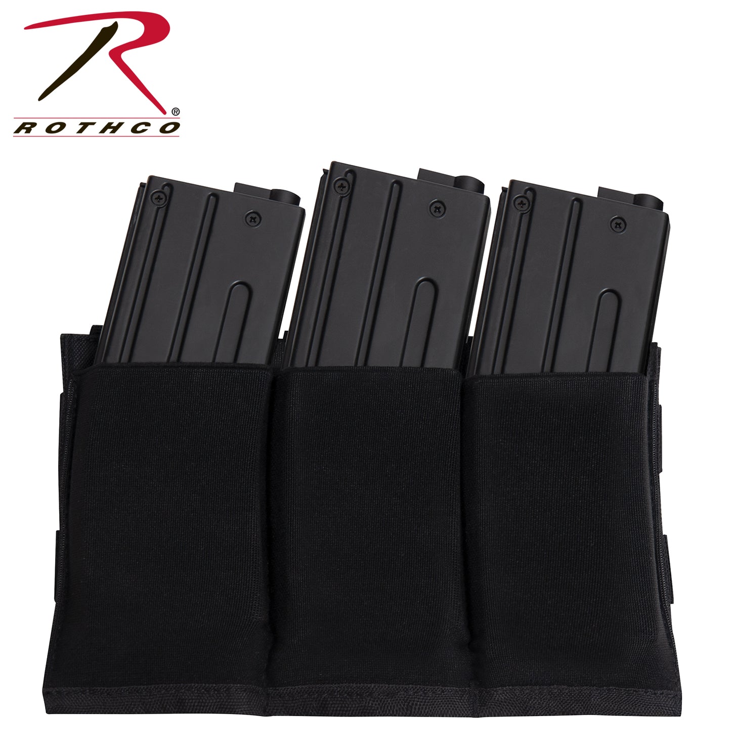 Rothco Lightweight 3Mag Elastic Retention Pouch