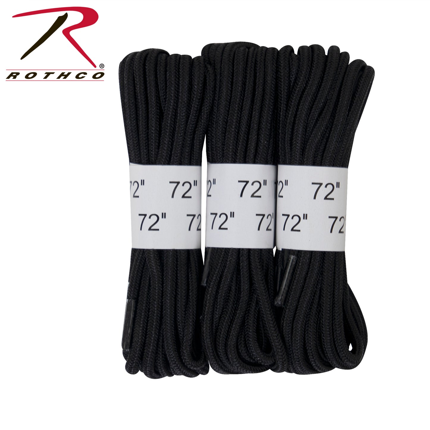 Rothco 72" Boot Laces - 3 Pack