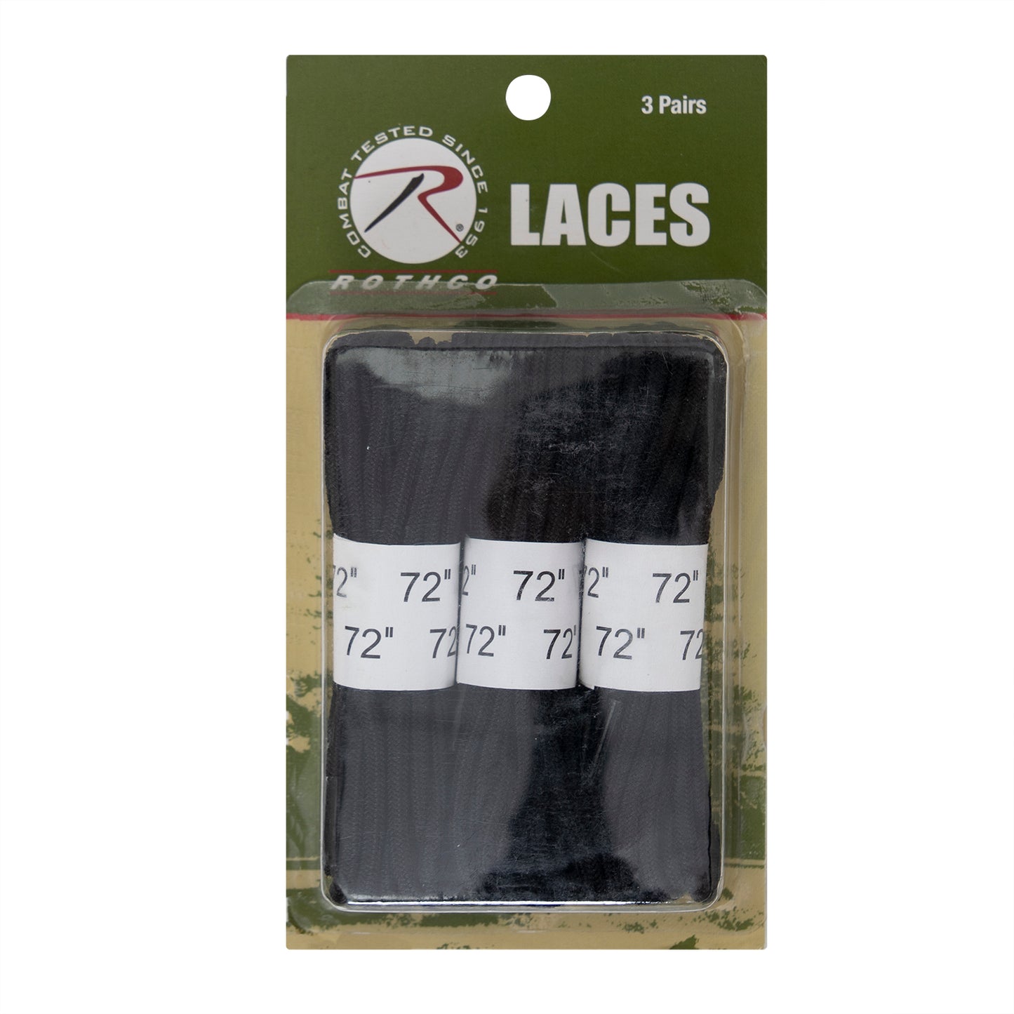 Rothco 72" Boot Laces - 3 Pack