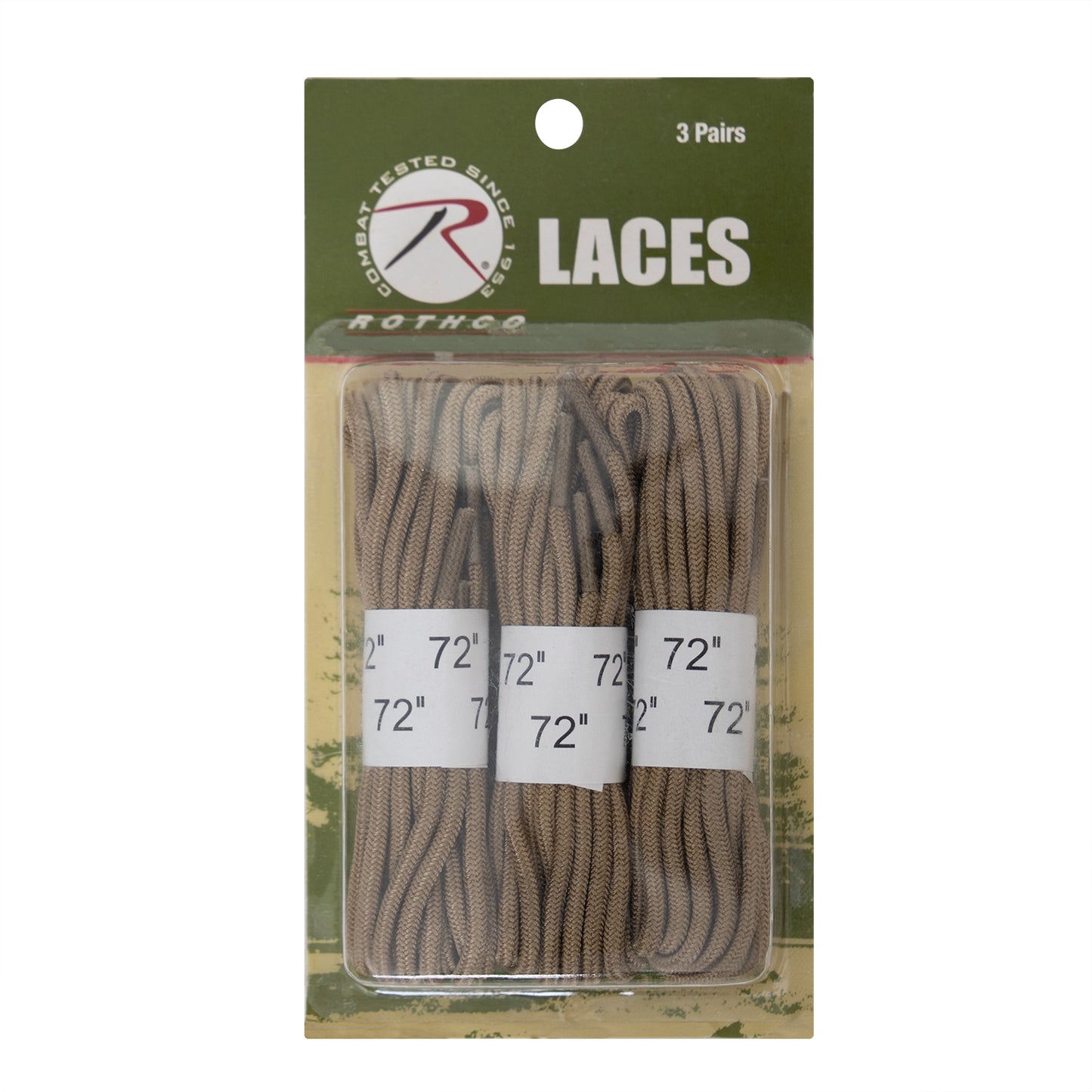 Rothco 72" Boot Laces - 3 Pack