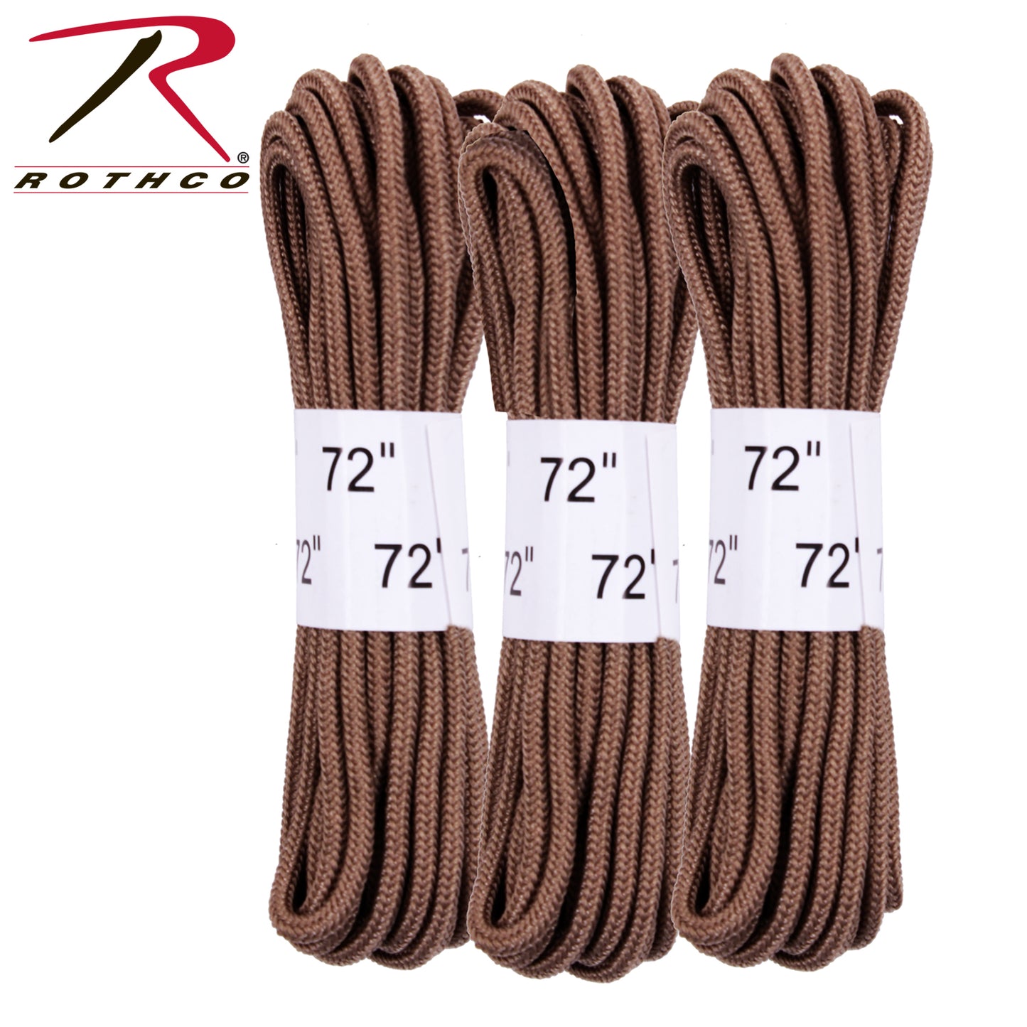 Rothco 72" Boot Laces - 3 Pack