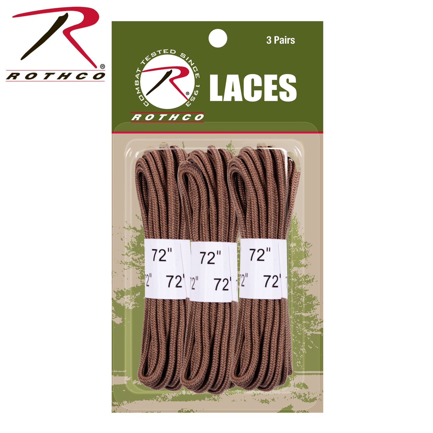 Rothco 72" Boot Laces - 3 Pack