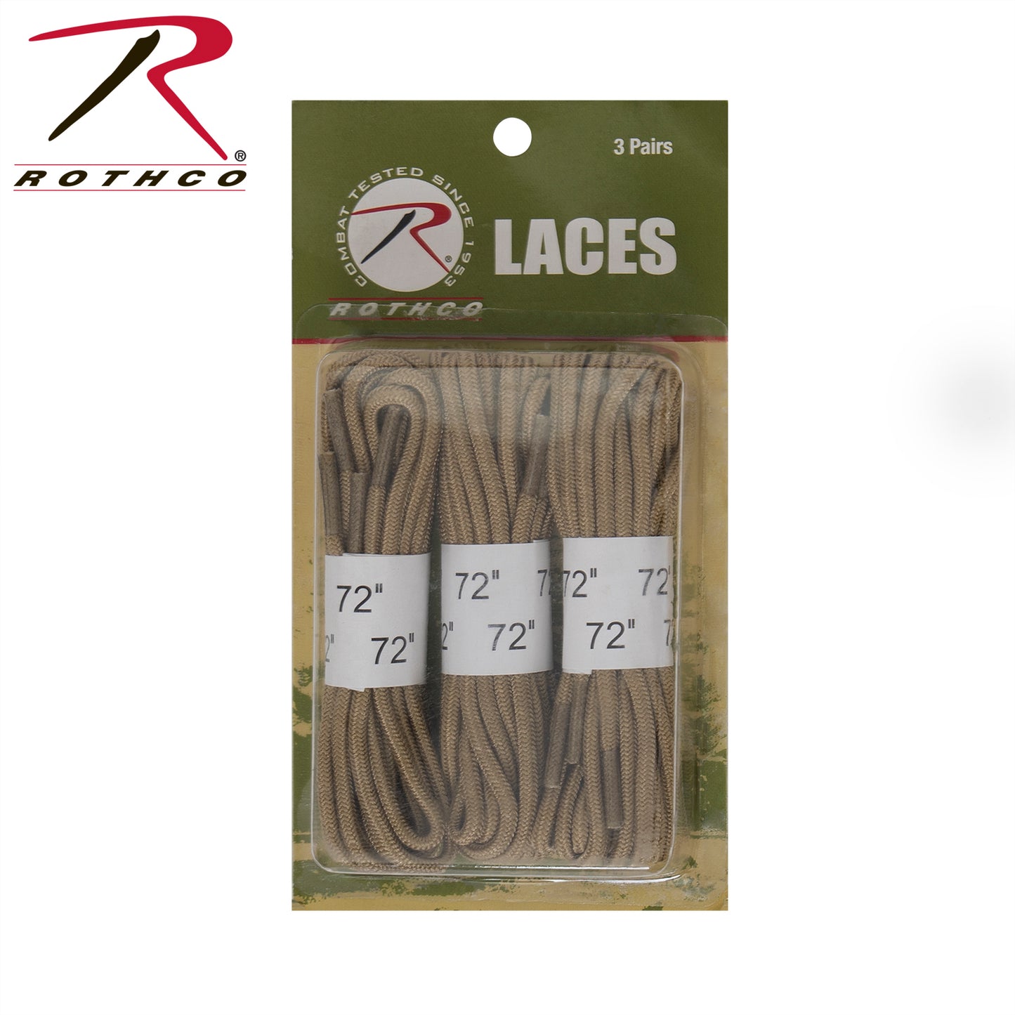 Rothco 72" Boot Laces - 3 Pack