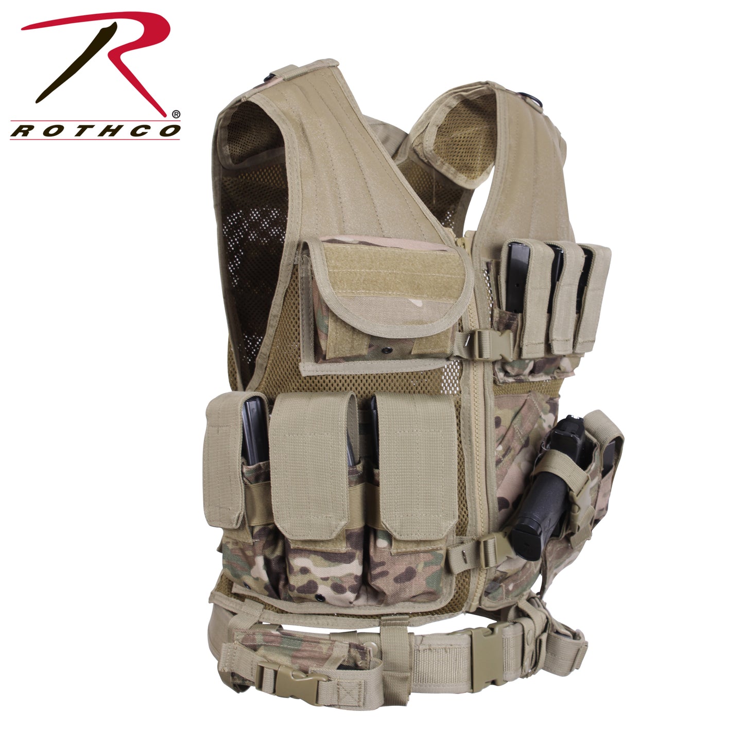 Rothco Cross Draw MOLLE Tactical Vest