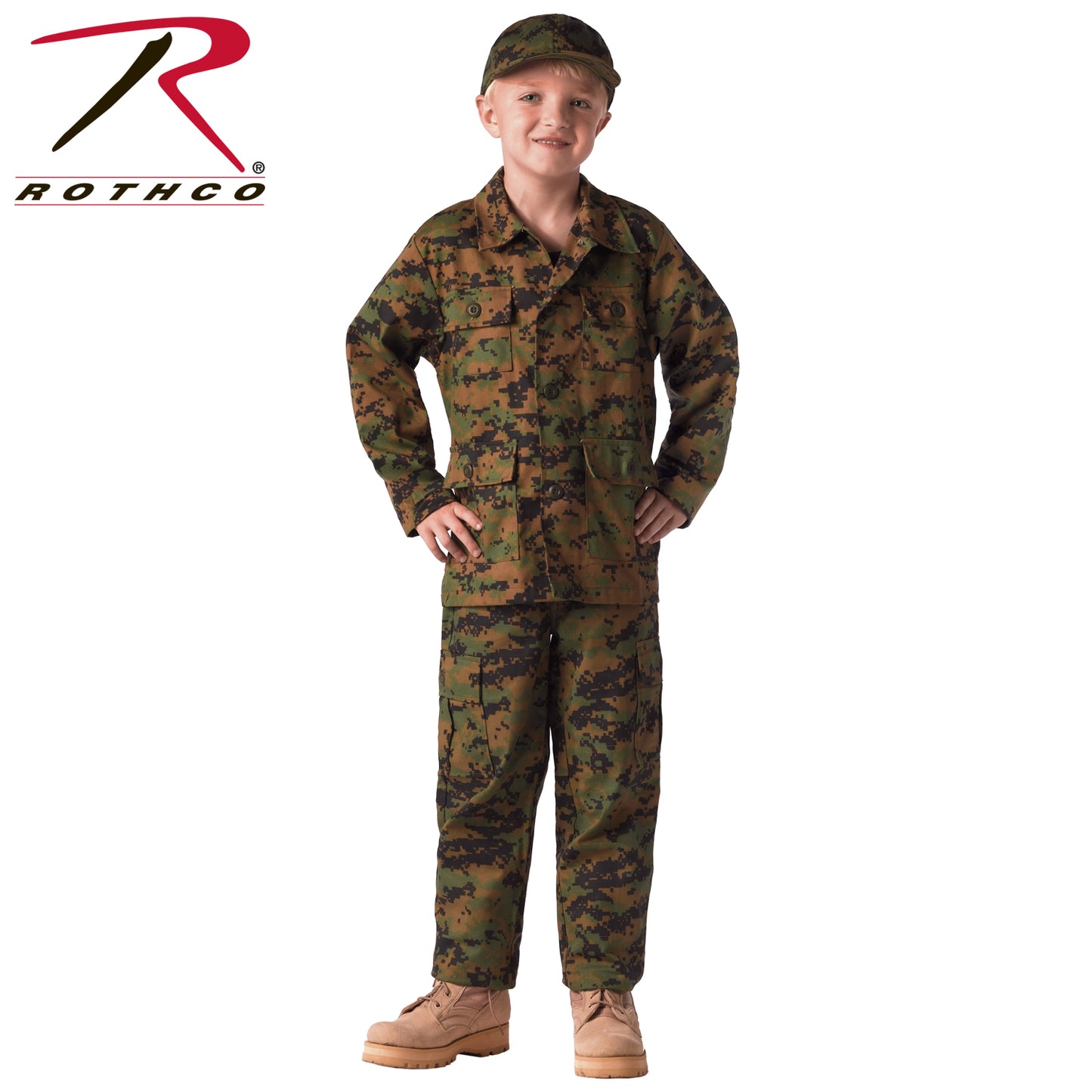 Rothco Kids Camo BDU Shirt