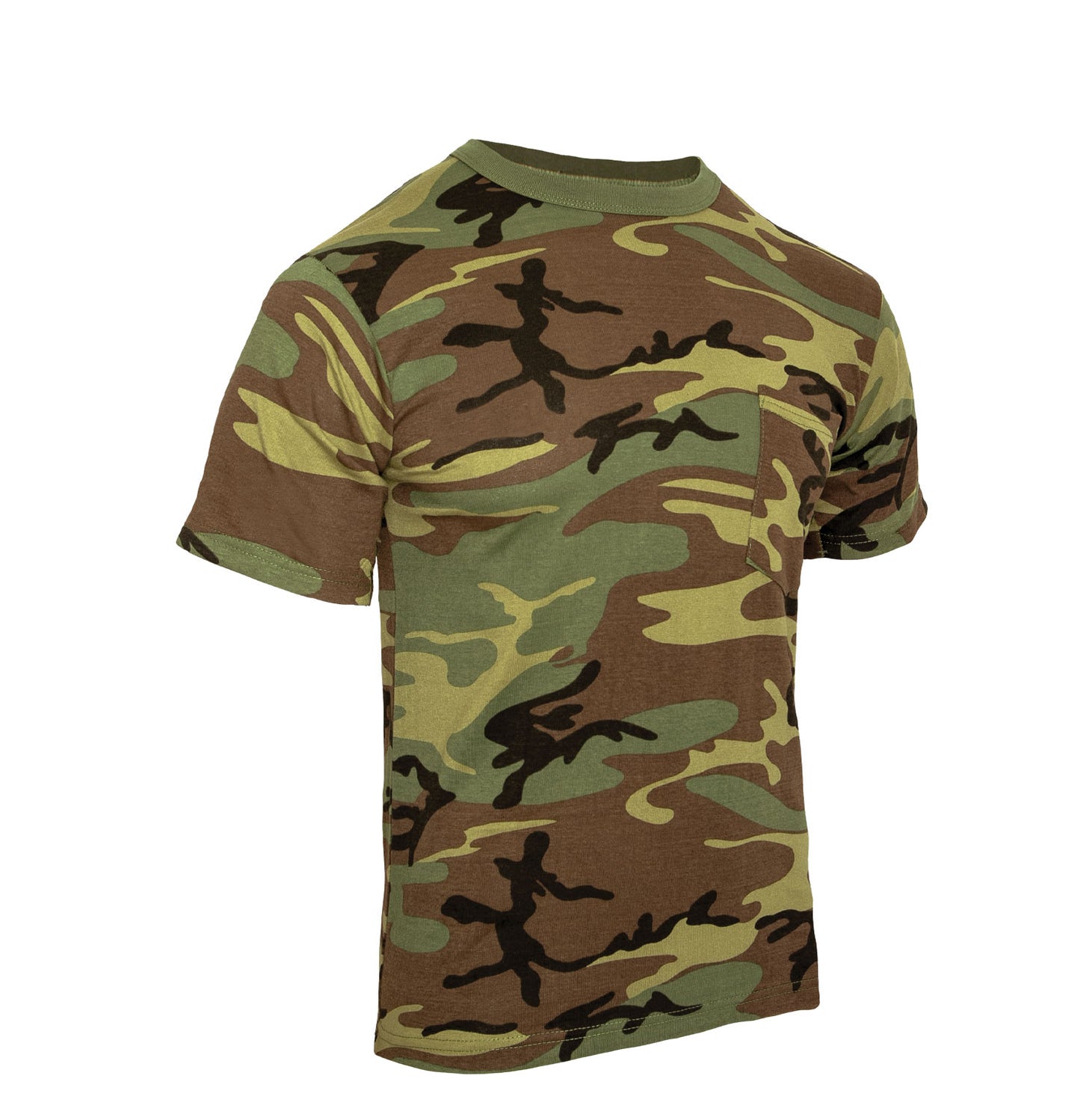 Rothco Woodland Camo T-Shirt With Pocket