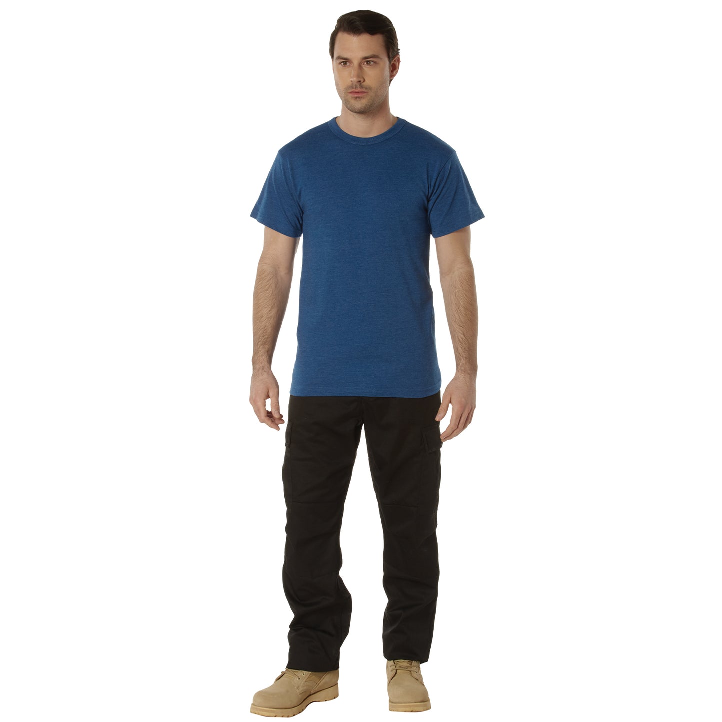 Rothco Solid Color T-Shirt with Cotton / Polyester Blend
