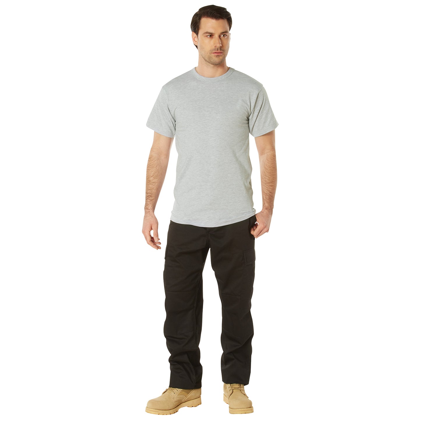 Rothco Solid Color T-Shirt with Cotton / Polyester Blend