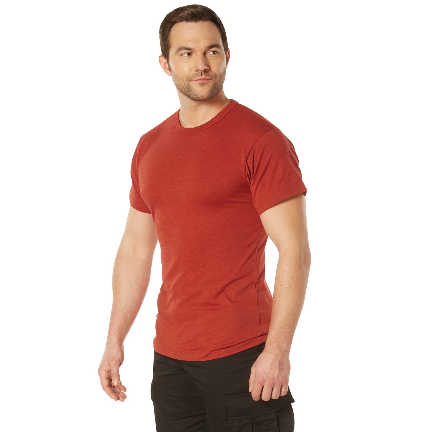 Rothco Solid Color T-Shirt with Cotton / Polyester Blend