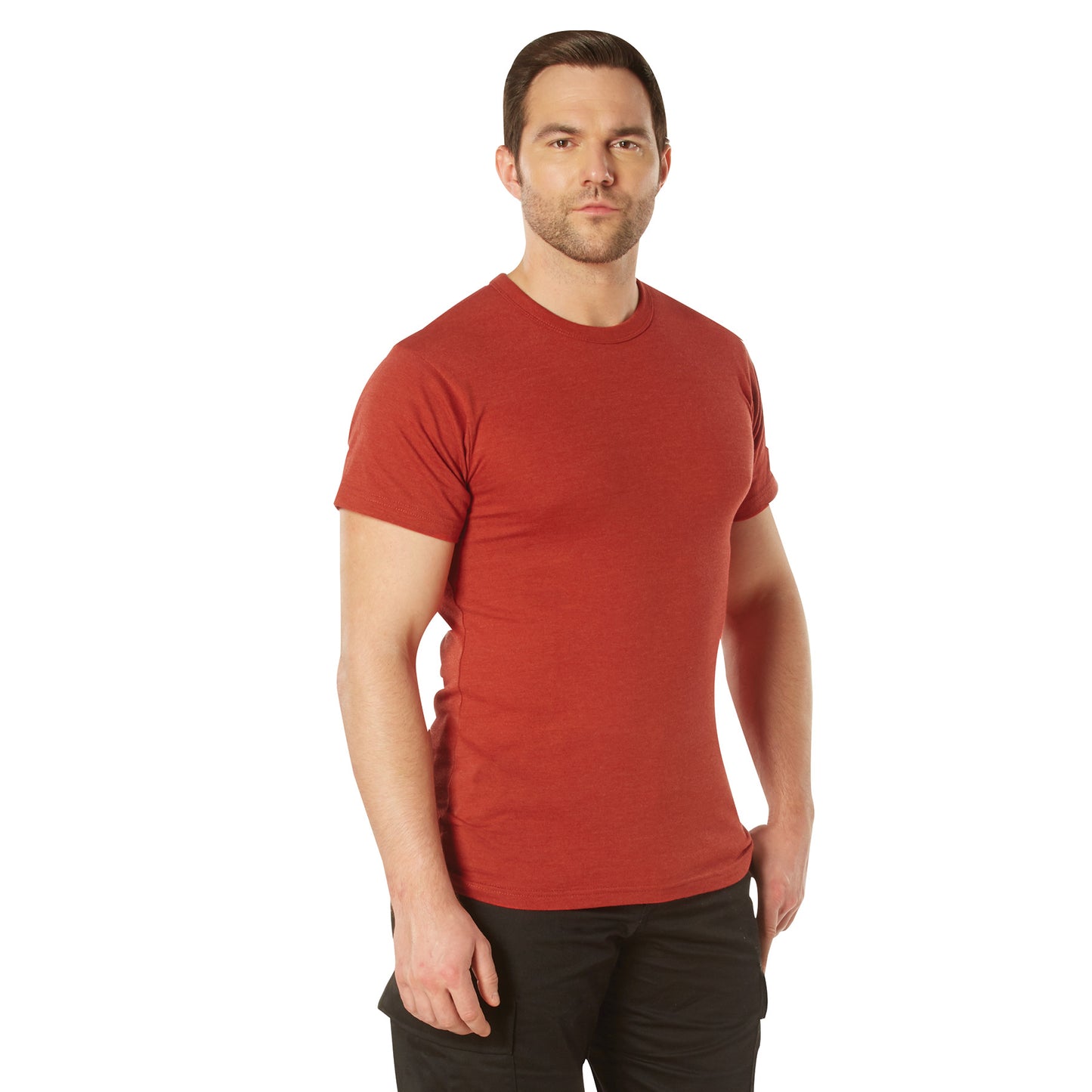 Rothco Solid Color T-Shirt with Cotton / Polyester Blend