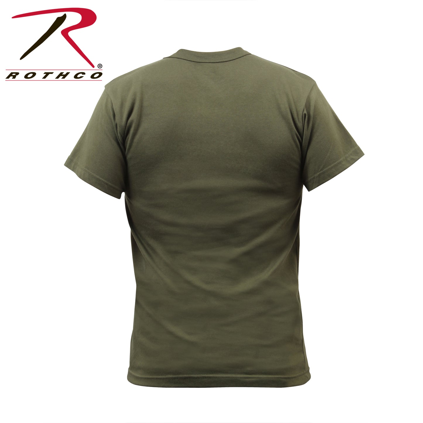 Rothco Solid Color T-Shirt with Cotton / Polyester Blend