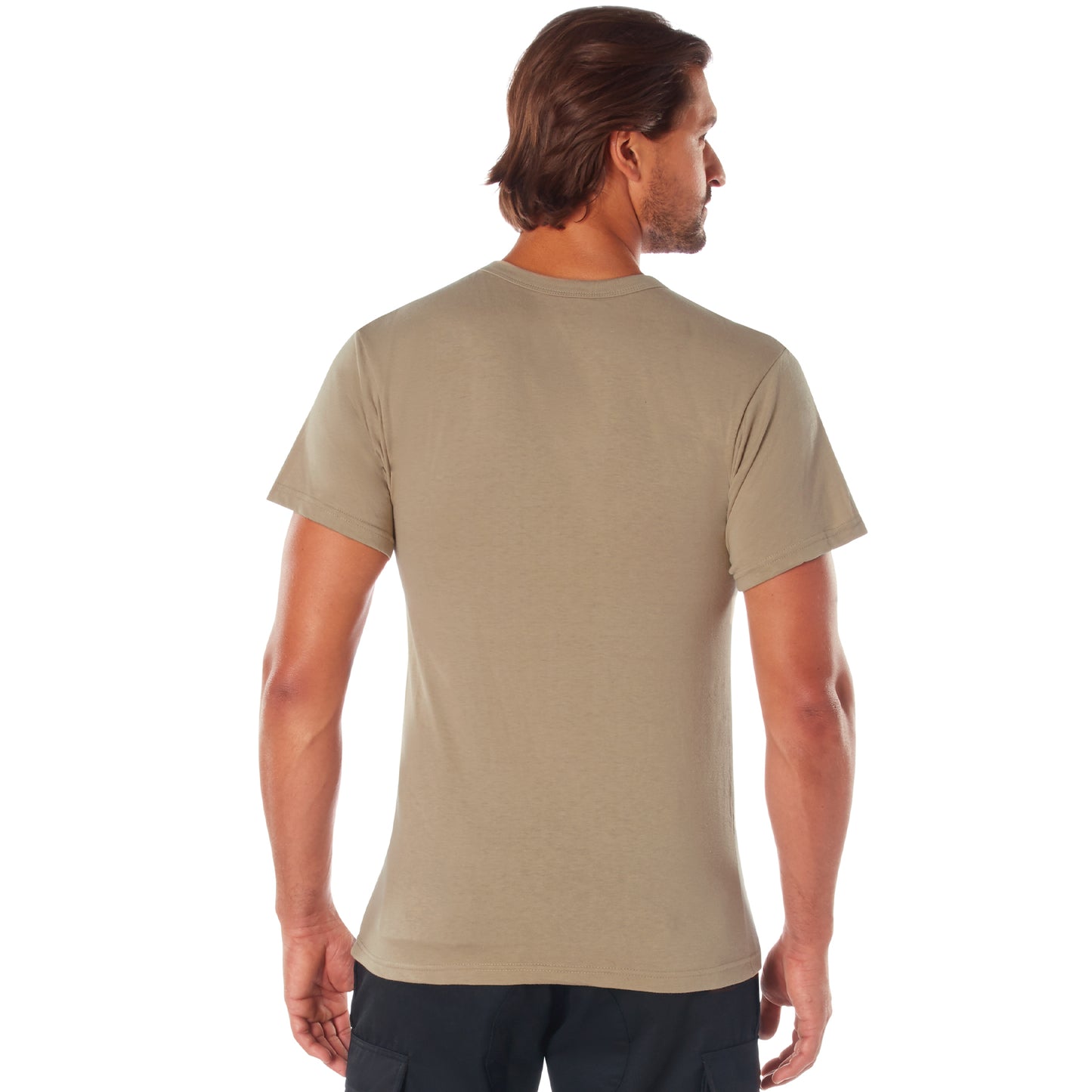 Rothco Solid Color T-Shirt with Cotton / Polyester Blend