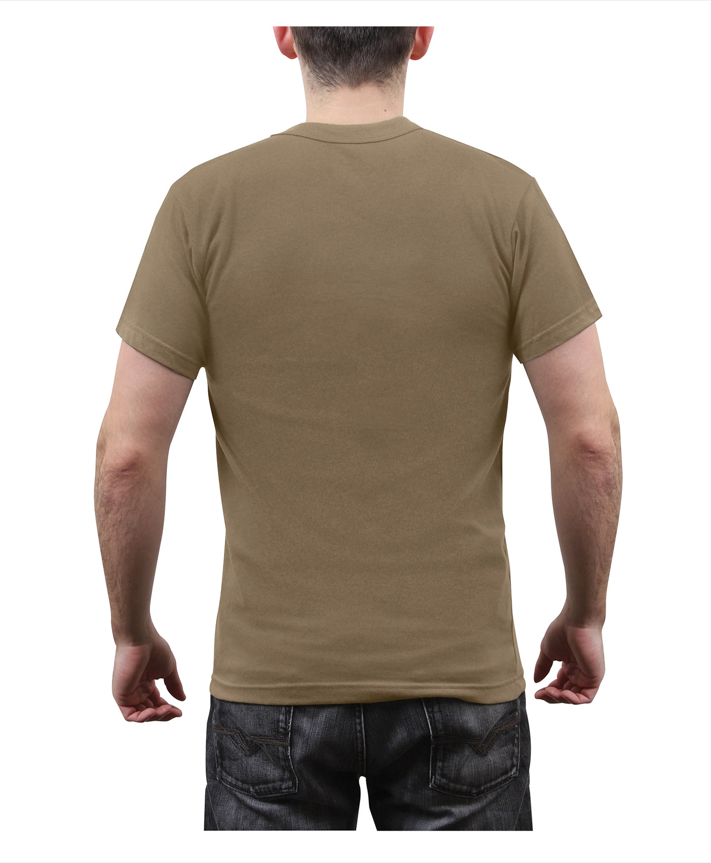 Rothco Solid Color T-Shirt with Cotton / Polyester Blend