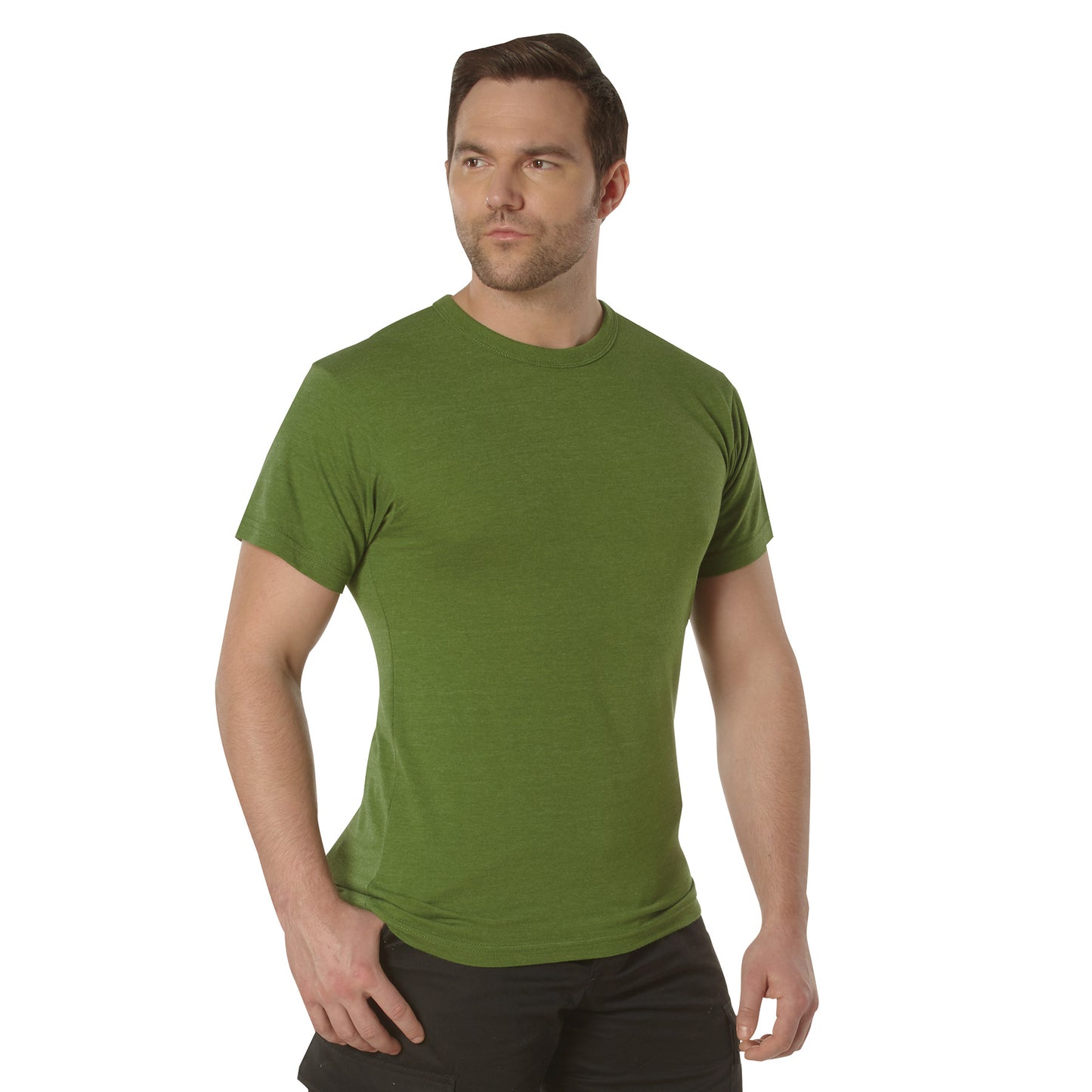 Rothco Solid Color T-Shirt with Cotton / Polyester Blend