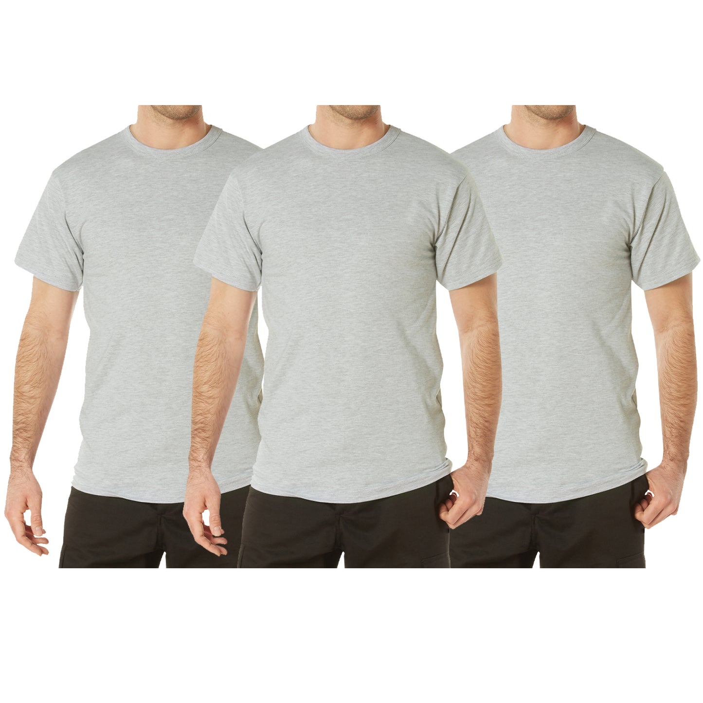 Rothco Solid Color T-Shirt with Cotton / Polyester Blend