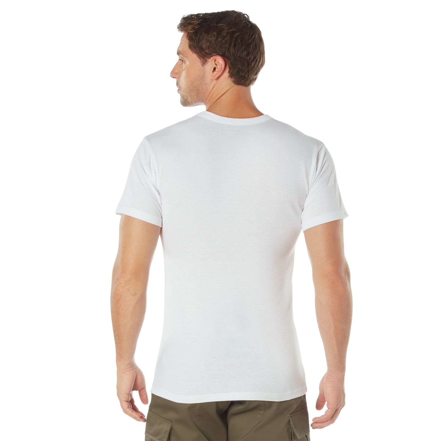 Rothco Solid Color T-Shirt with Cotton / Polyester Blend