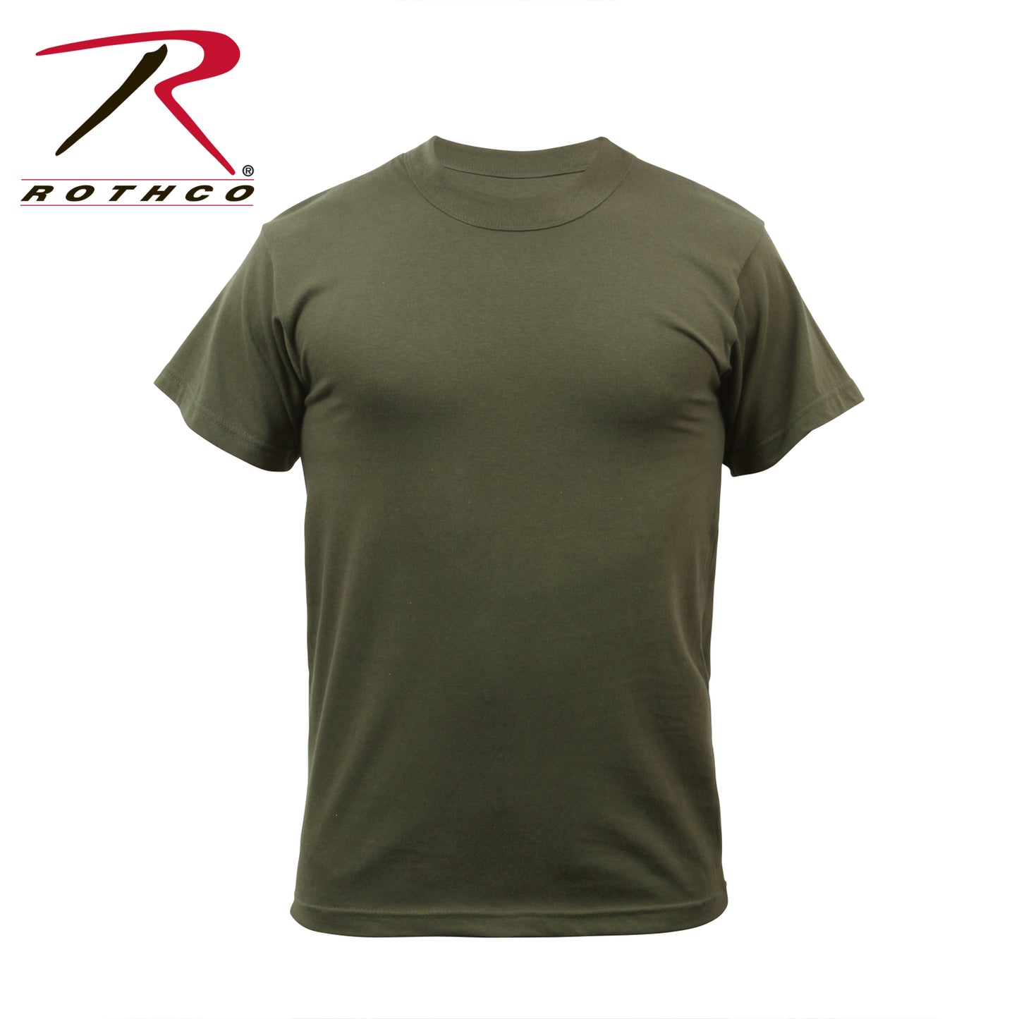 Rothco Solid Color T-Shirt with Cotton / Polyester Blend