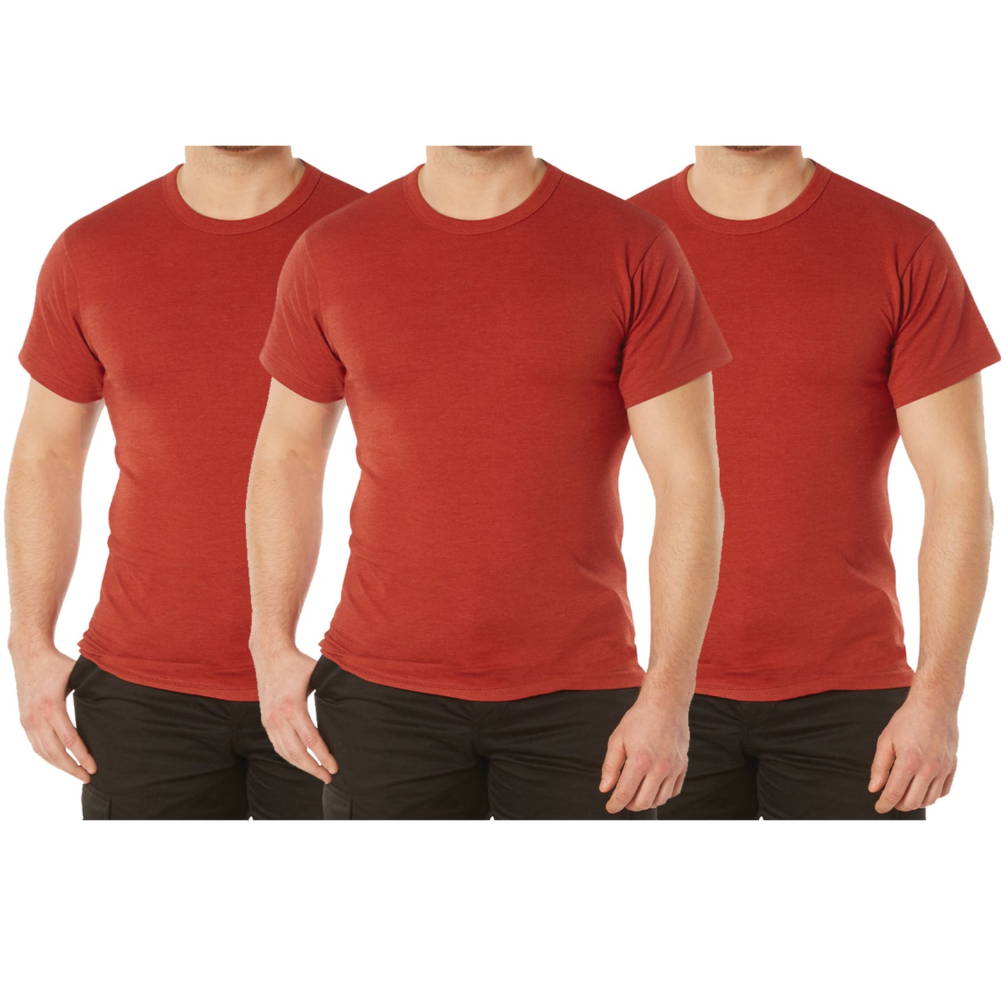 Rothco Solid Color T-Shirt with Cotton / Polyester Blend