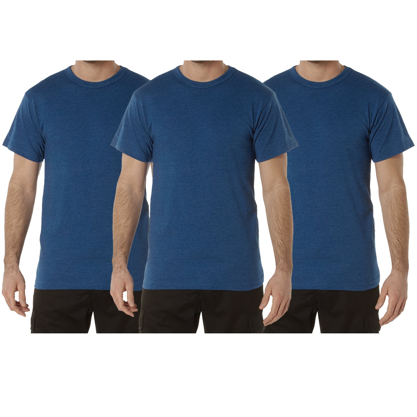 Rothco Solid Color T-Shirt with Cotton / Polyester Blend