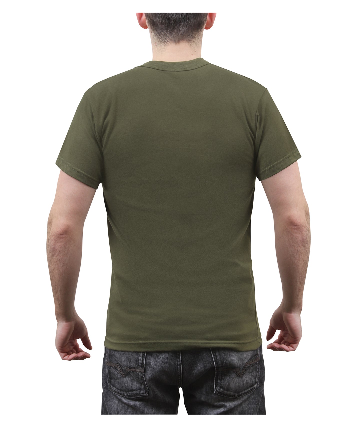 Rothco Solid Color T-Shirt with Cotton / Polyester Blend