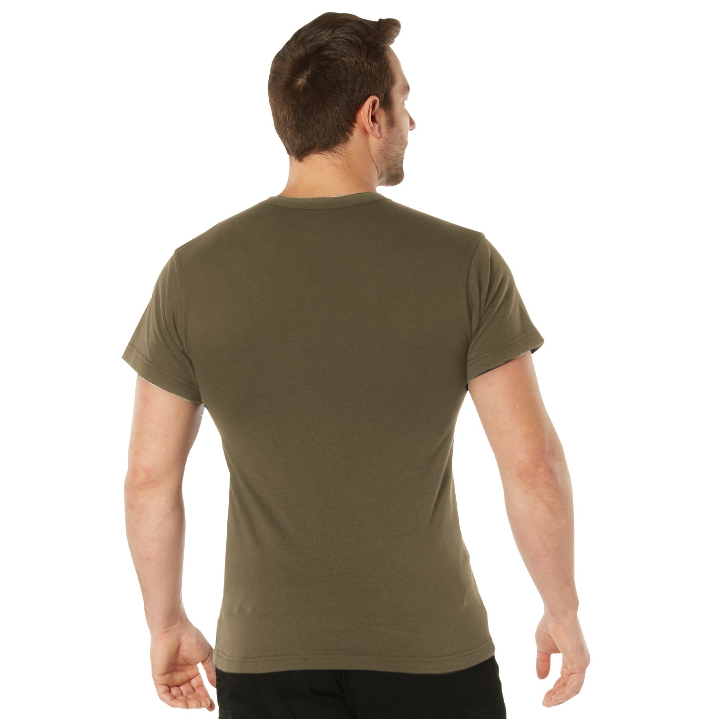 Rothco Solid Color T-Shirt with Cotton / Polyester Blend