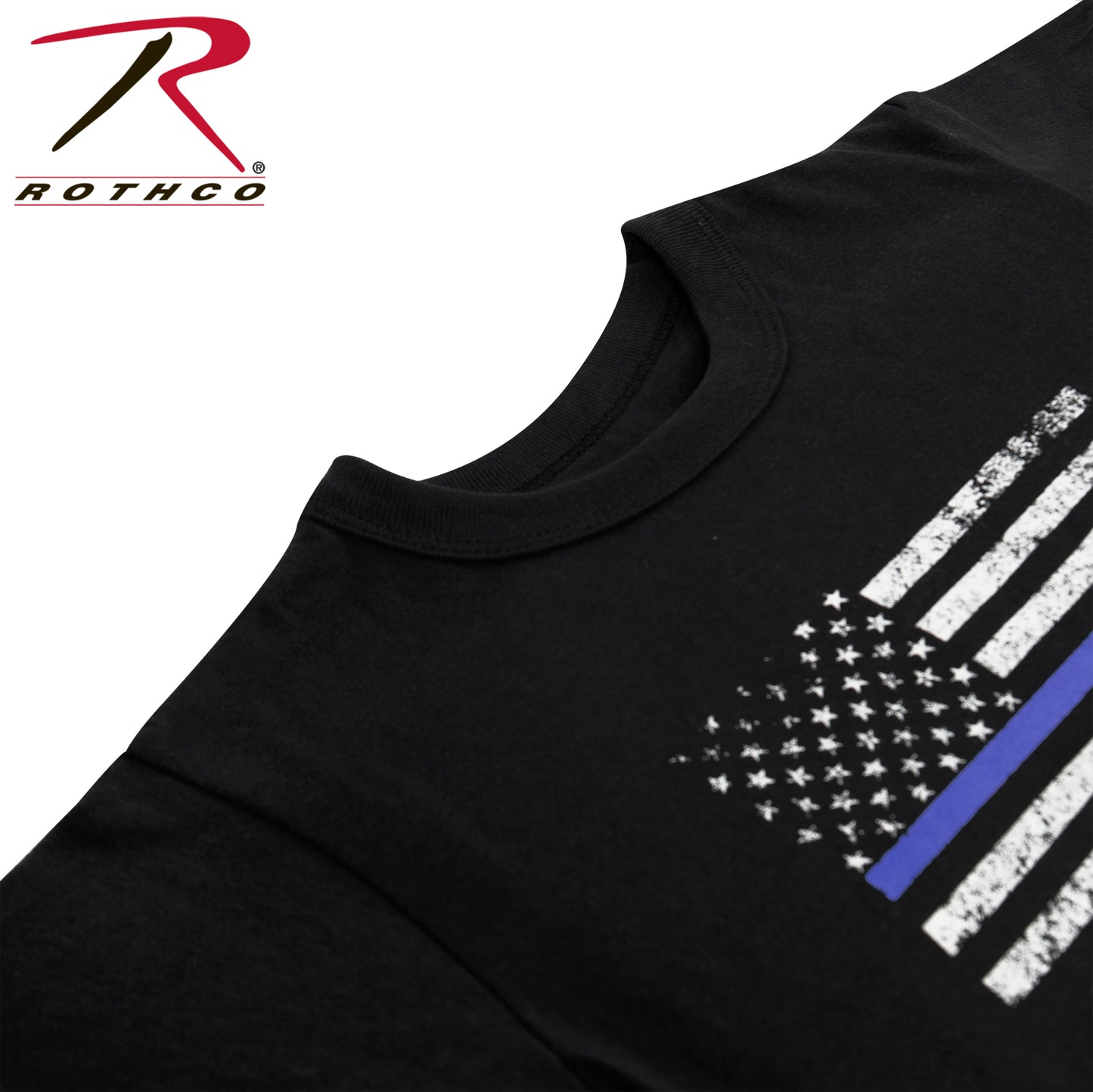 Rothco Kids Thin Blue Line US Flag T-Shirt