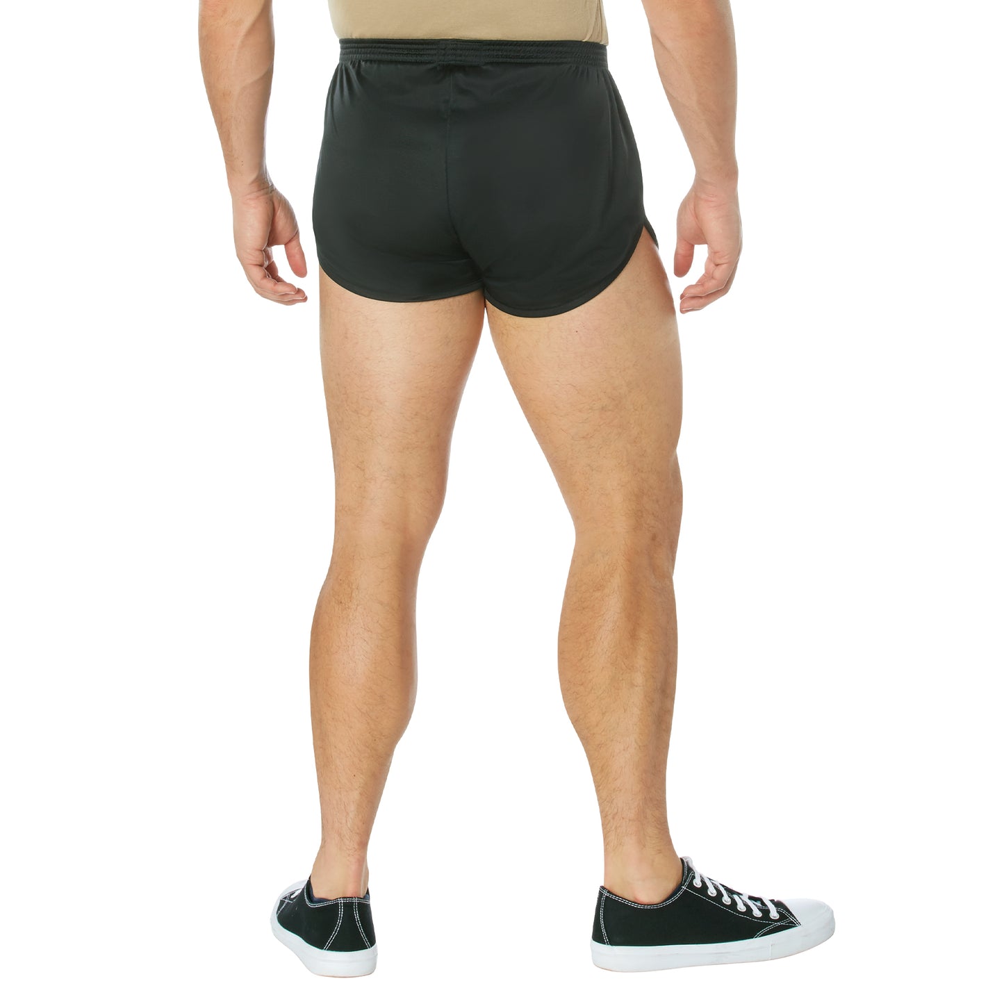 Rothco US Flag Ranger PT (Physical Training) Shorts - Black