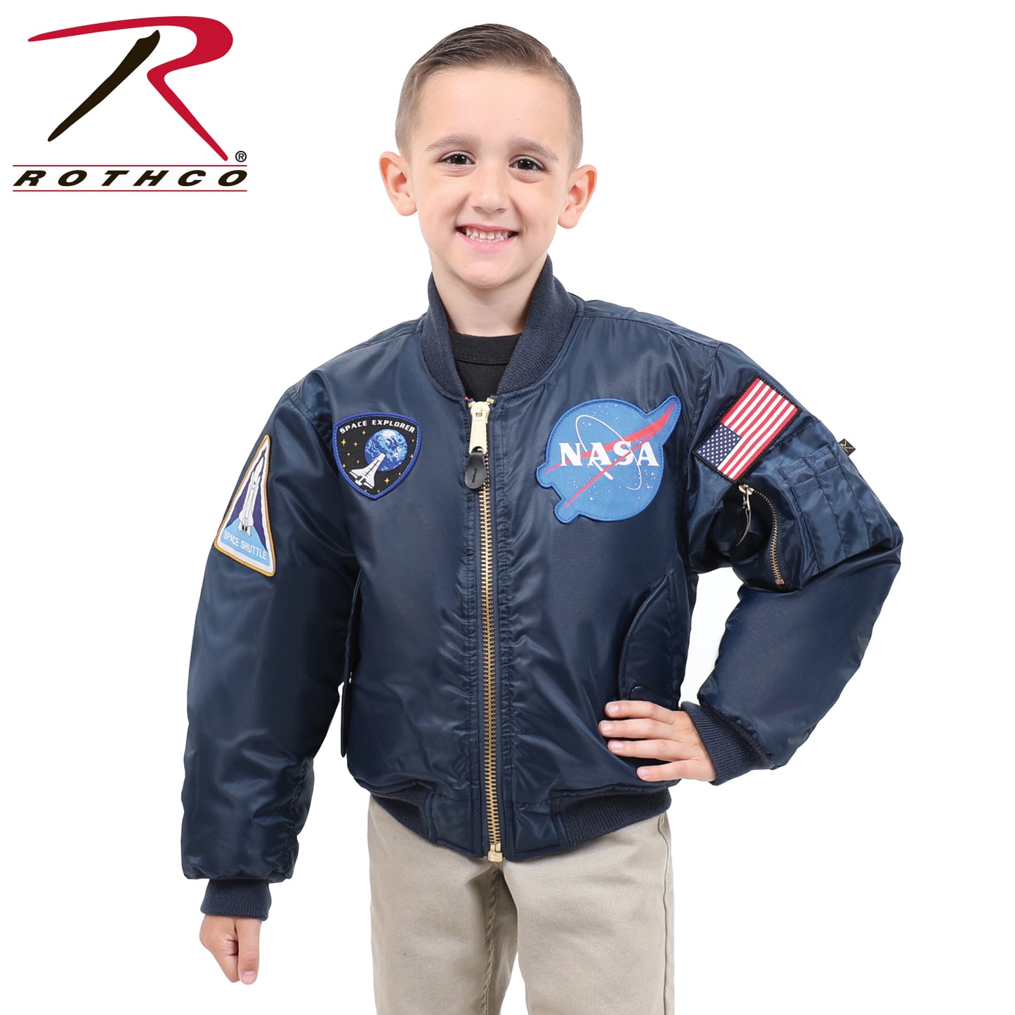 Rothco Kids NASA MA-1 Flight Jacket