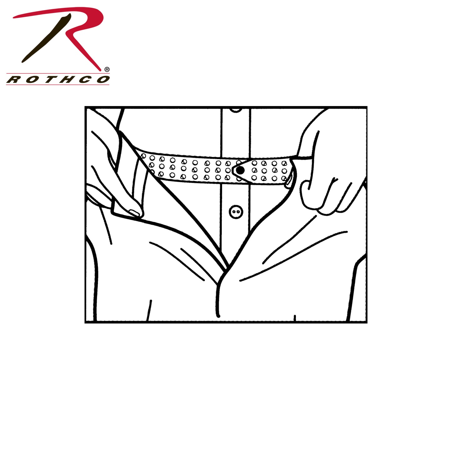 Hero's Pride Shirt Tailor Rubber Belt